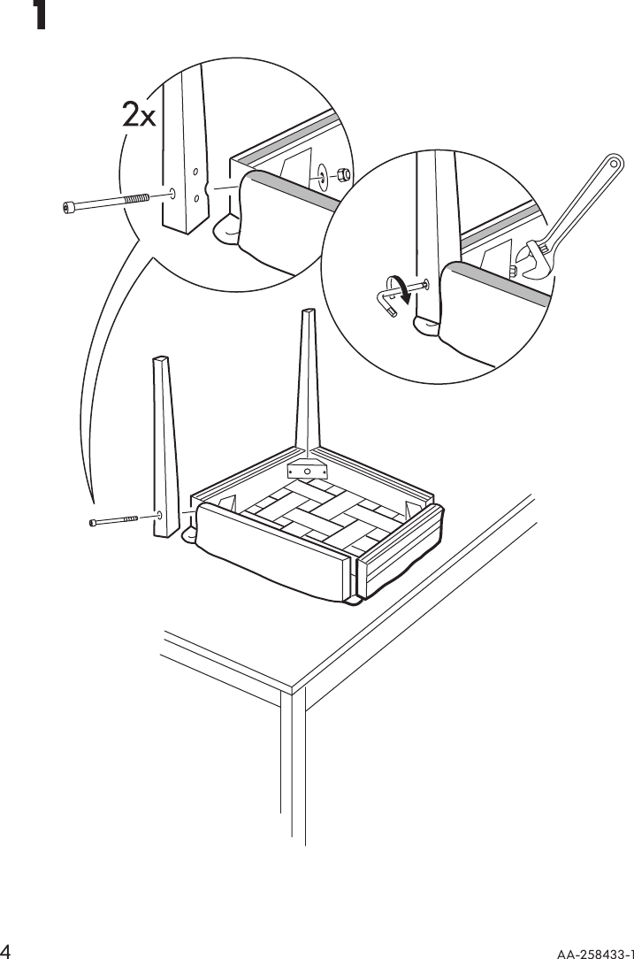 Page 4 of 8 - Ikea Ikea-Henrik-Chair-Frame-Assembly-Instruction