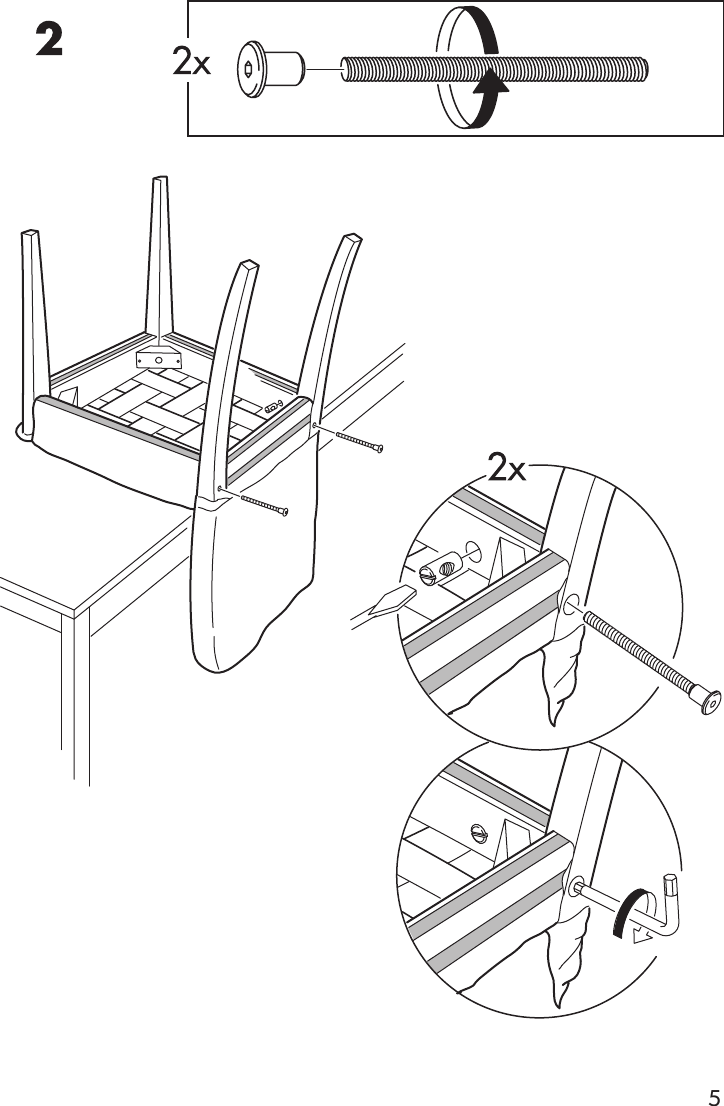 Page 5 of 8 - Ikea Ikea-Henrik-Chair-Frame-Assembly-Instruction