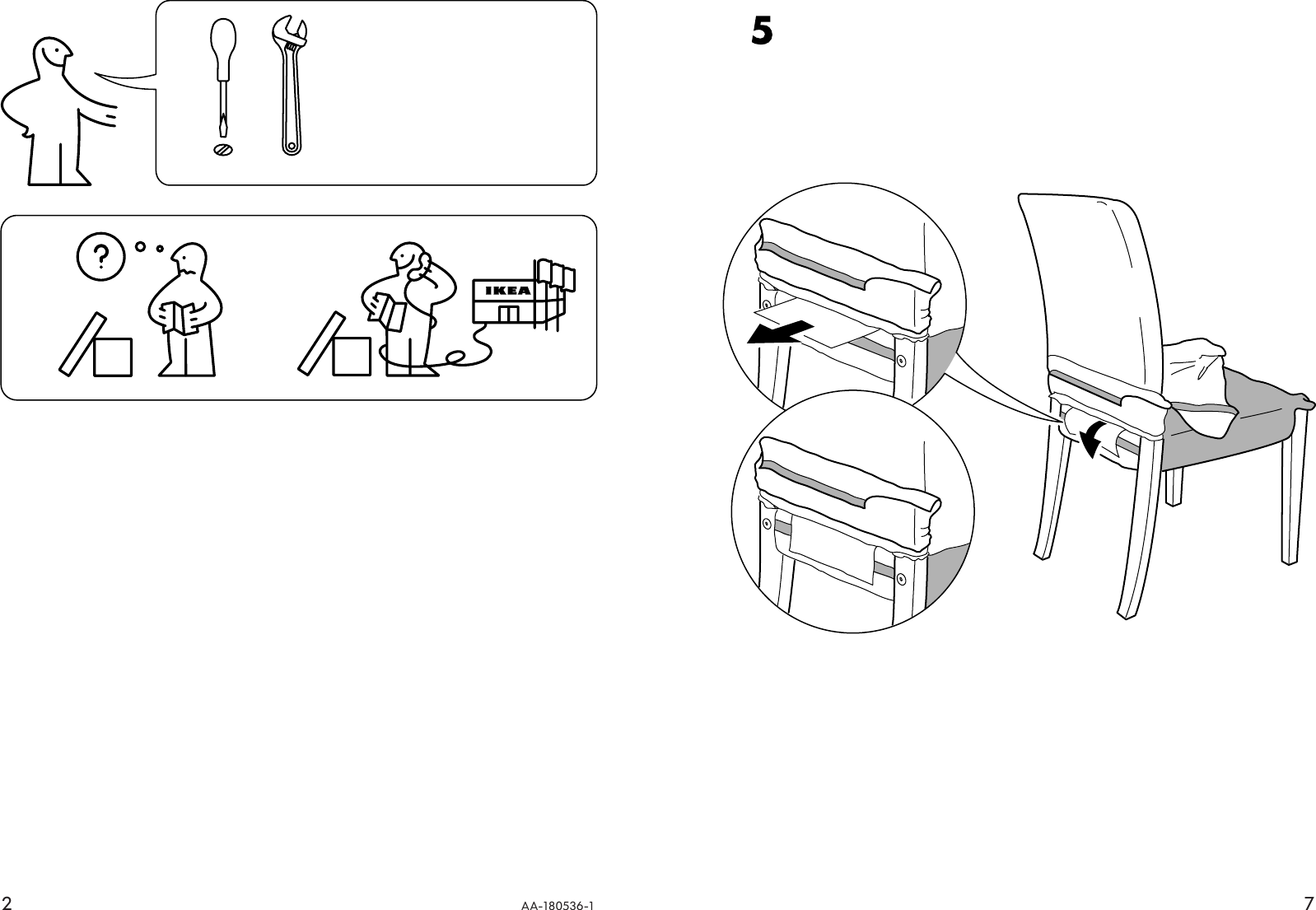 Page 2 of 4 - Ikea Ikea-Henriksdal-Chair-Frame-Assembly-Instruction-2  Ikea-henriksdal-chair-frame-assembly-instruction