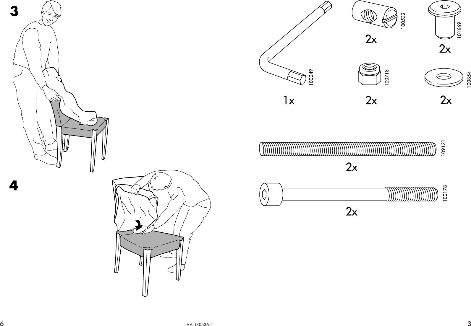 Page 3 of 4 - Ikea Ikea-Henriksdal-Chair-Frame-Assembly-Instruction-2  Ikea-henriksdal-chair-frame-assembly-instruction