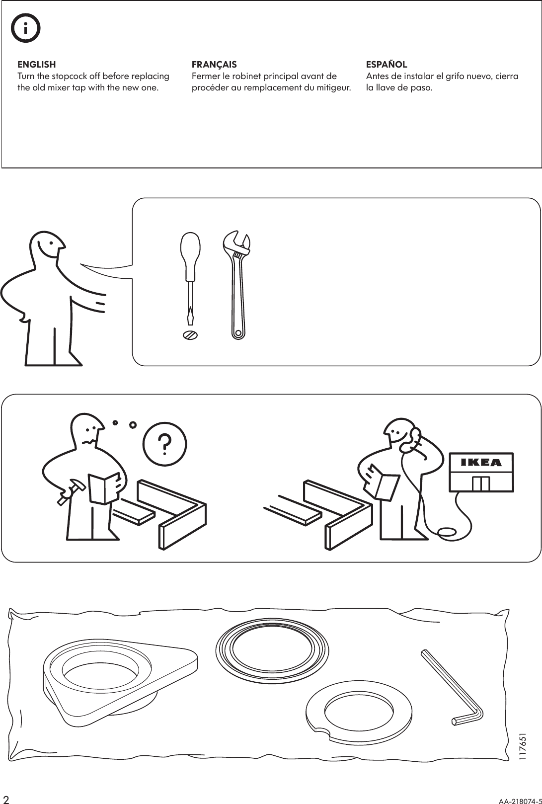 Page 2 of 8 - Ikea Ikea-Hovskar-Aa-218074-5-Users-Manual-  Ikea-hovskar-aa-218074-5-users-manual