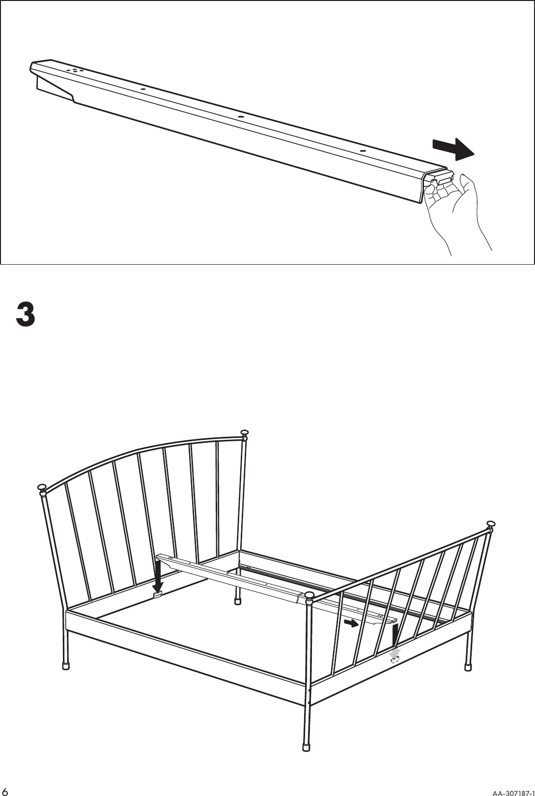 Page 6 of 8 - Ikea Ikea-Ibestad-Bed-Frame-Full-Queen-Assembly-Instruction