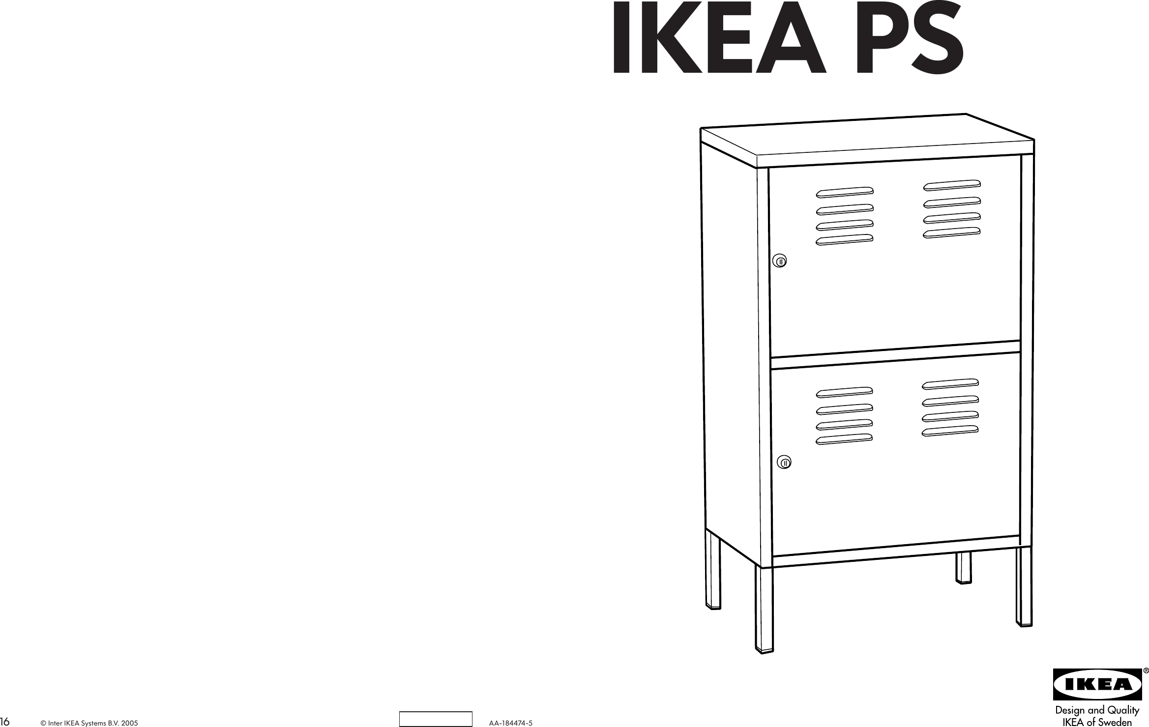 Ikea Ps Cabinet 24x41 Assembly Instruction