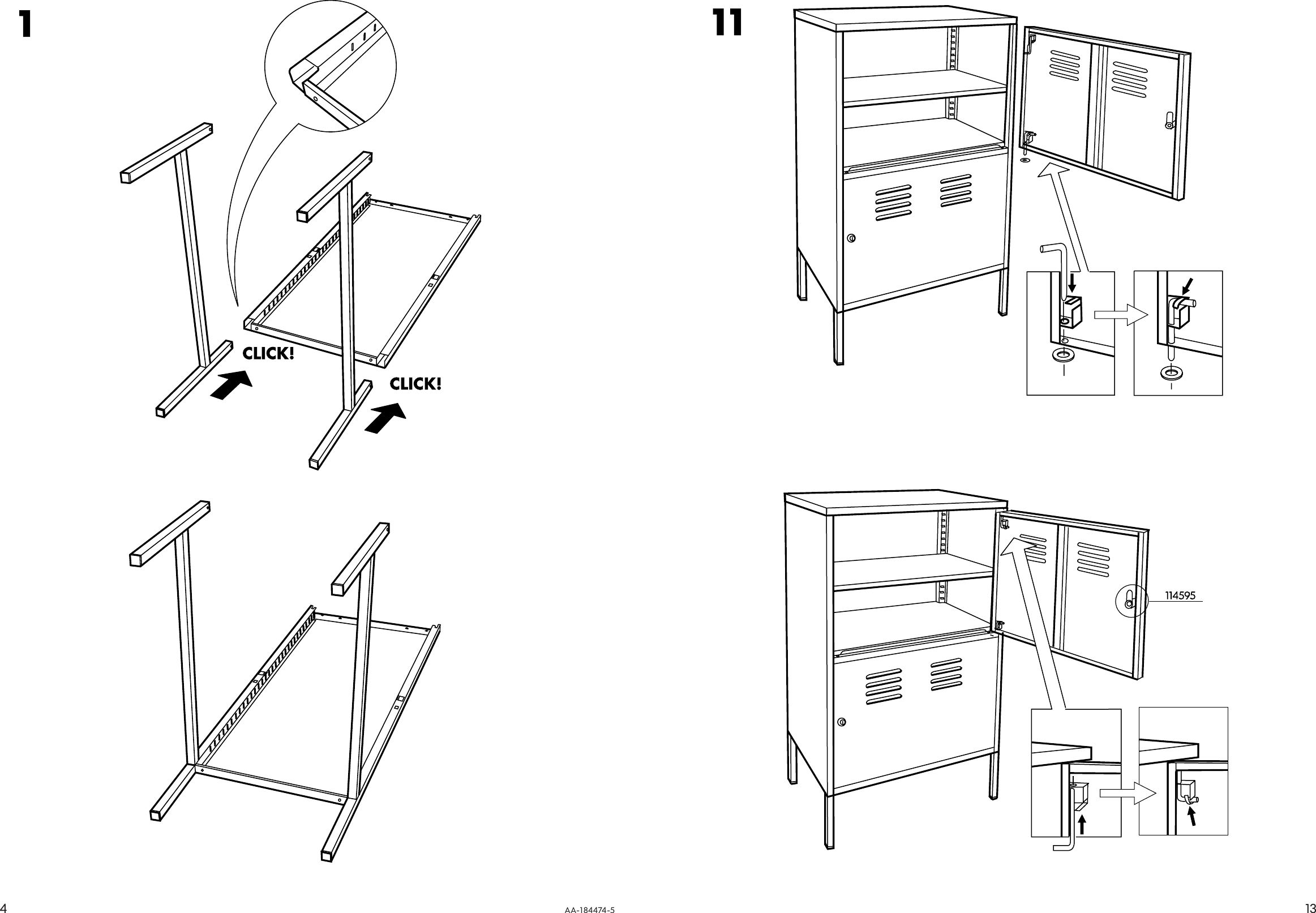 Ikea Ps 24X41 Assembly Instruction