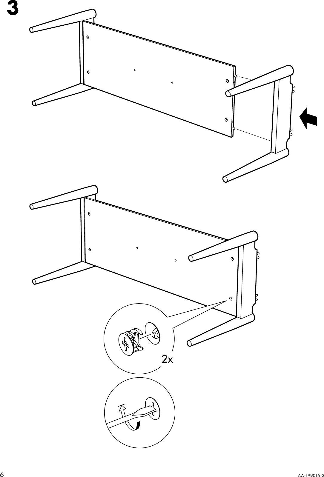 Page 6 of 8 - Ikea Ikea-Ikea-Stockholm-Coffee-Tbl-67X24-Assembly-Instruction