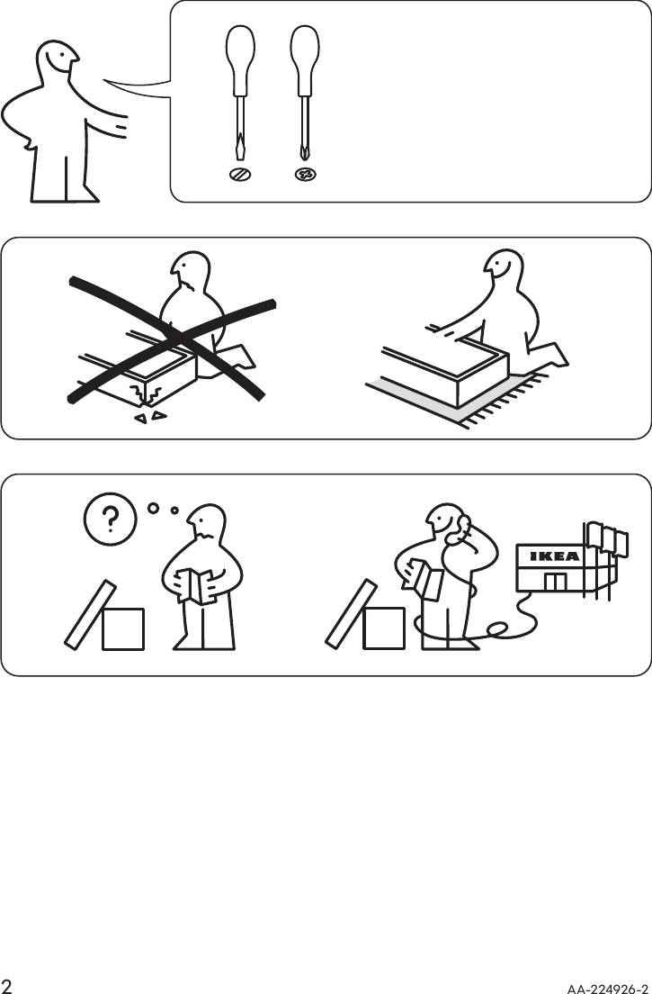 Page 2 of 12 - Ikea Ikea-Ikea-Stockholm-Dining-Chair-Assembly-Instruction