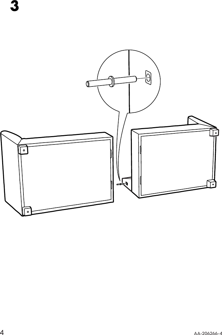 Page 4 of 8 - Ikea Ikea-Ikea-Stockholm-Sofa-Frame-3-5-Seat-Assembly-Instruction