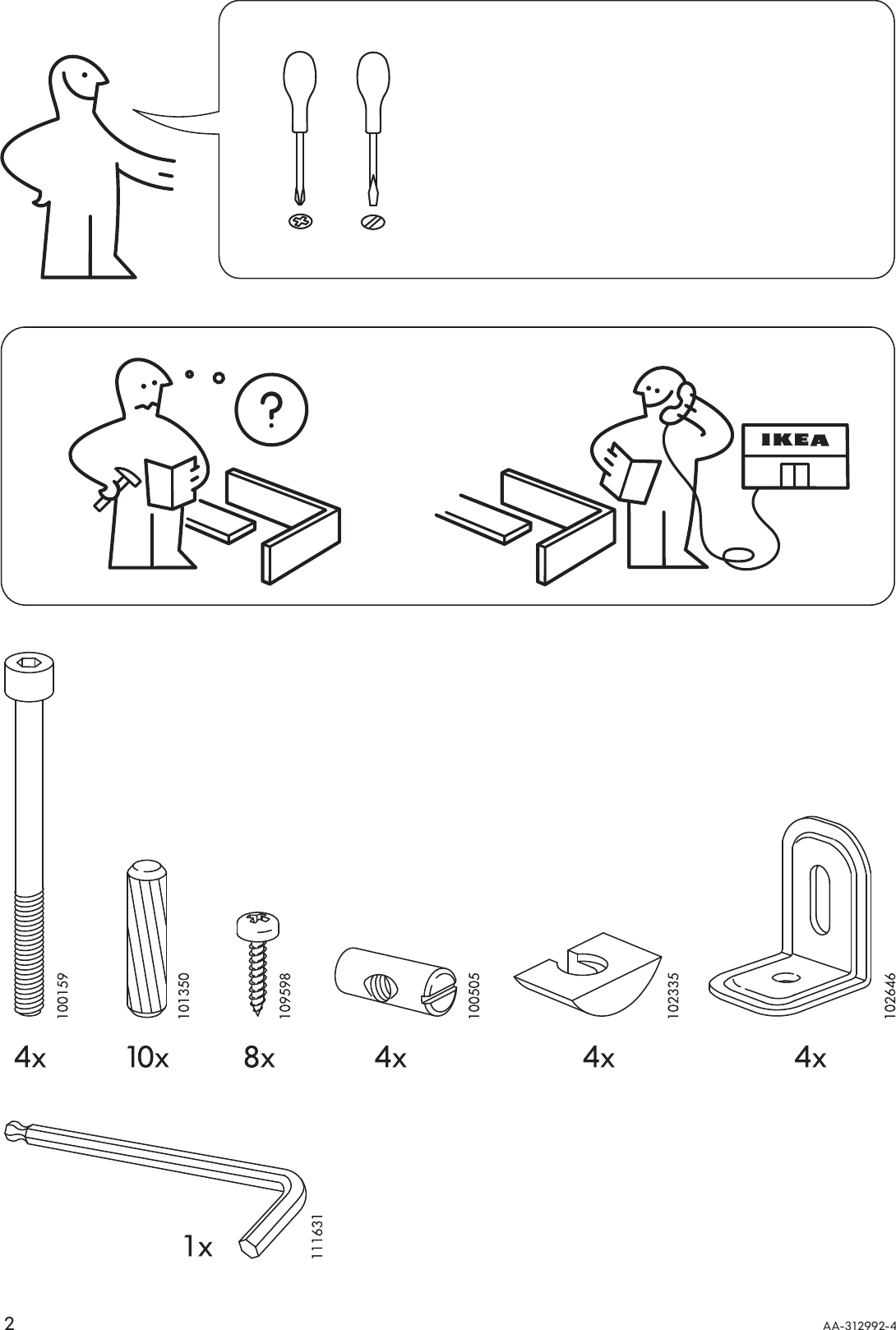 Page 2 of 8 - Ikea Ikea-Ingolf-Stool-Assembly-Instruction