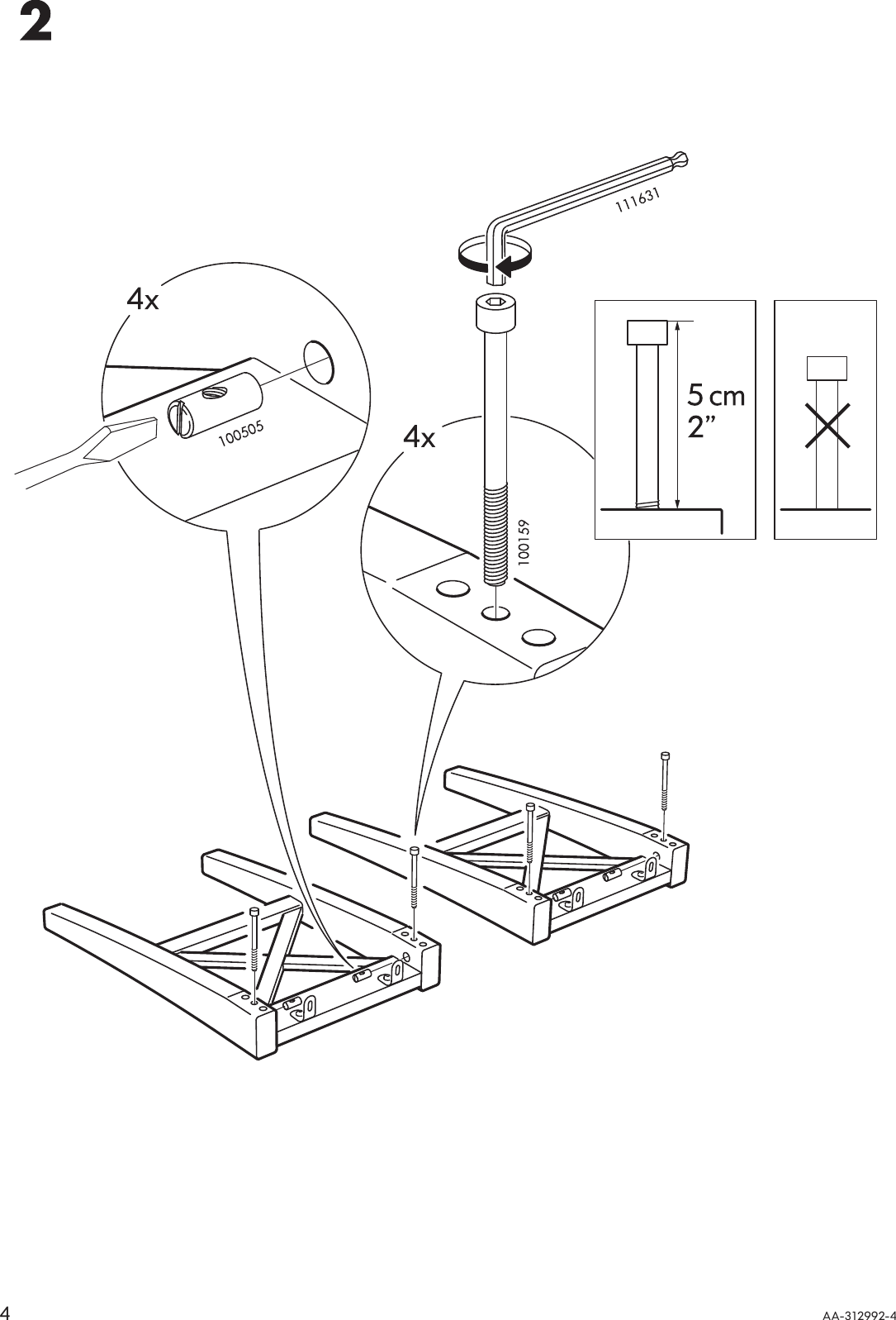Page 4 of 8 - Ikea Ikea-Ingolf-Stool-Assembly-Instruction