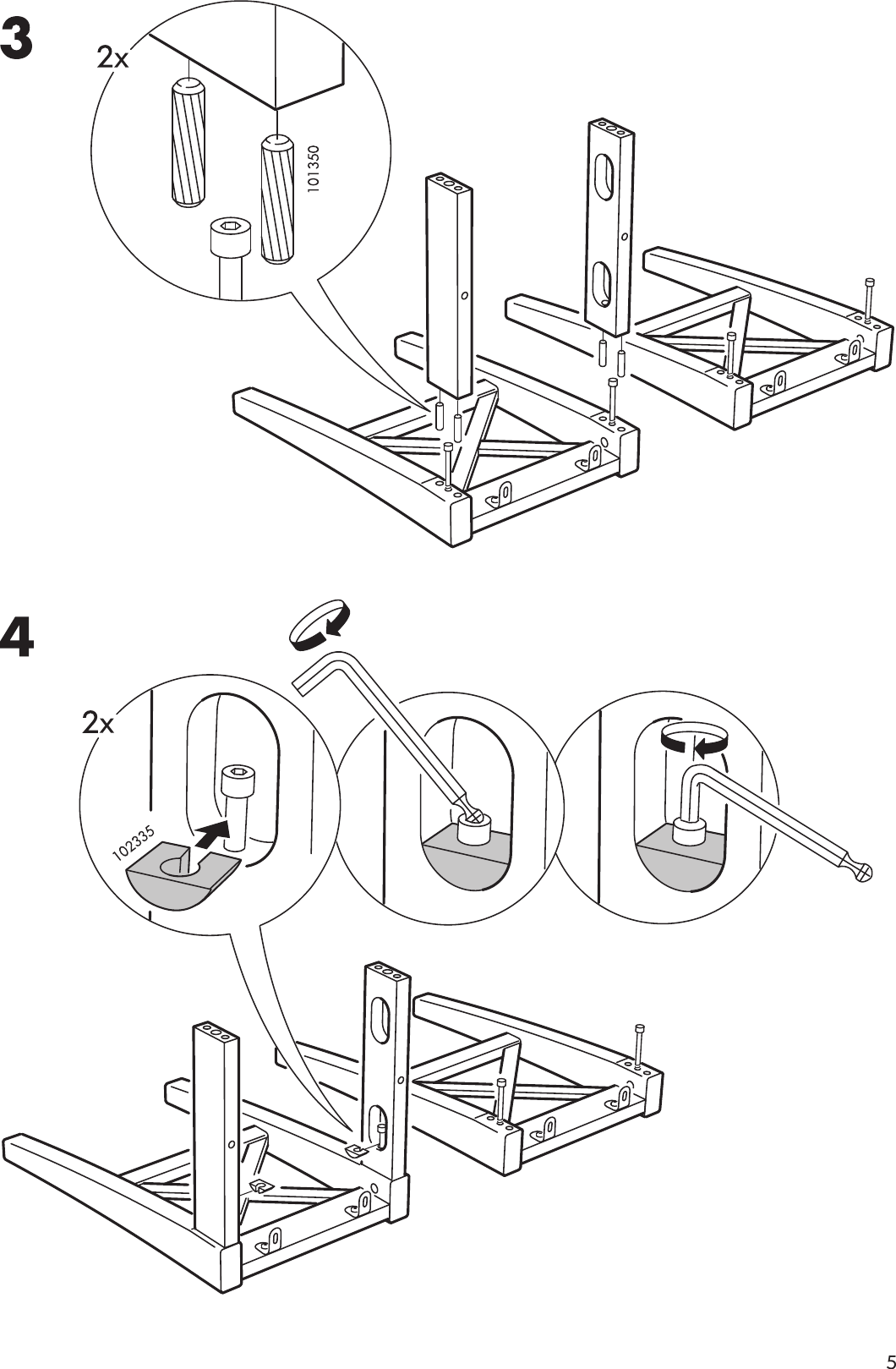 Page 5 of 8 - Ikea Ikea-Ingolf-Stool-Assembly-Instruction