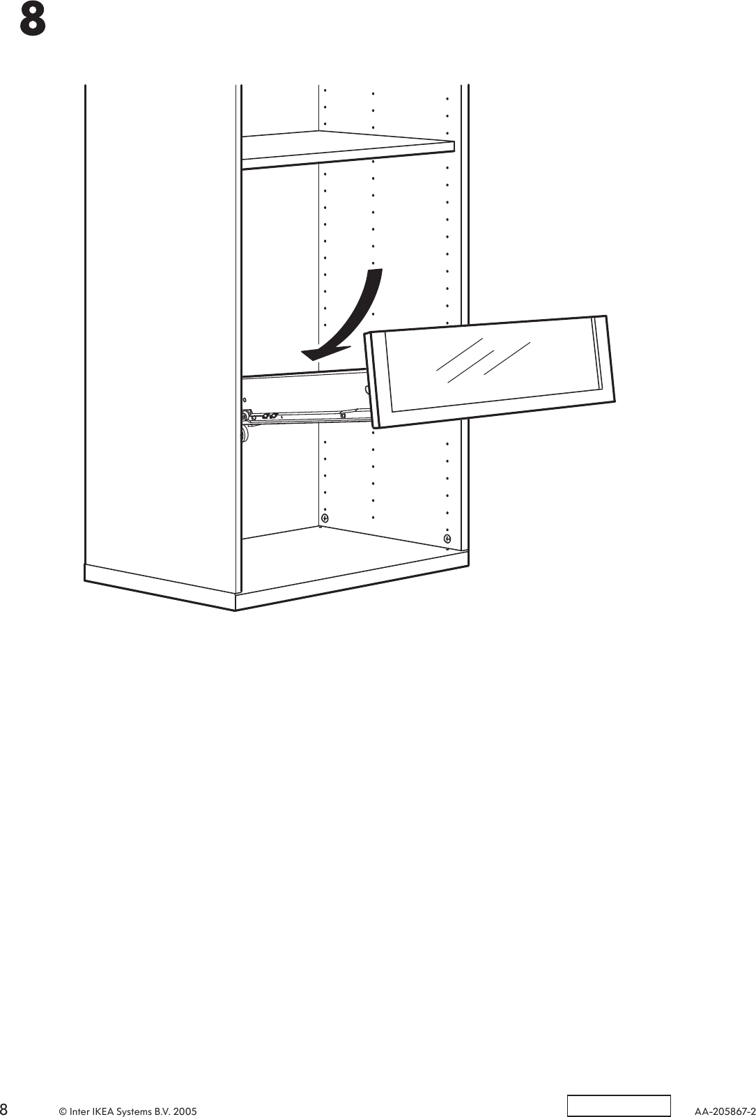Page 8 of 8 - Ikea Ikea-Inreda-Drawer-23-5-8X15-3-4-Assembly-Instruction