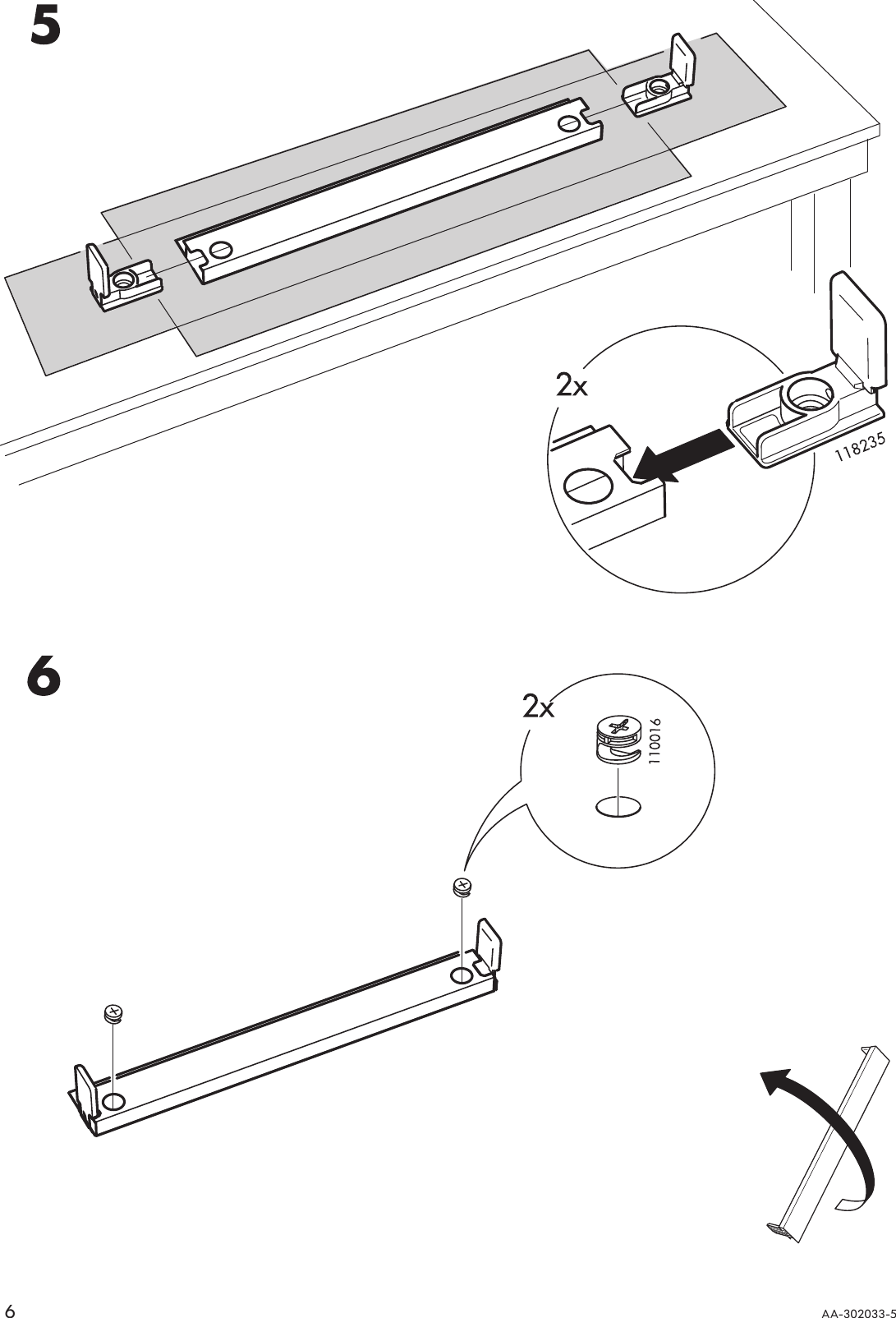 Page 6 of 12 - Ikea Ikea-Inreda-Pull-Out-Frame-Assembly-Instruction