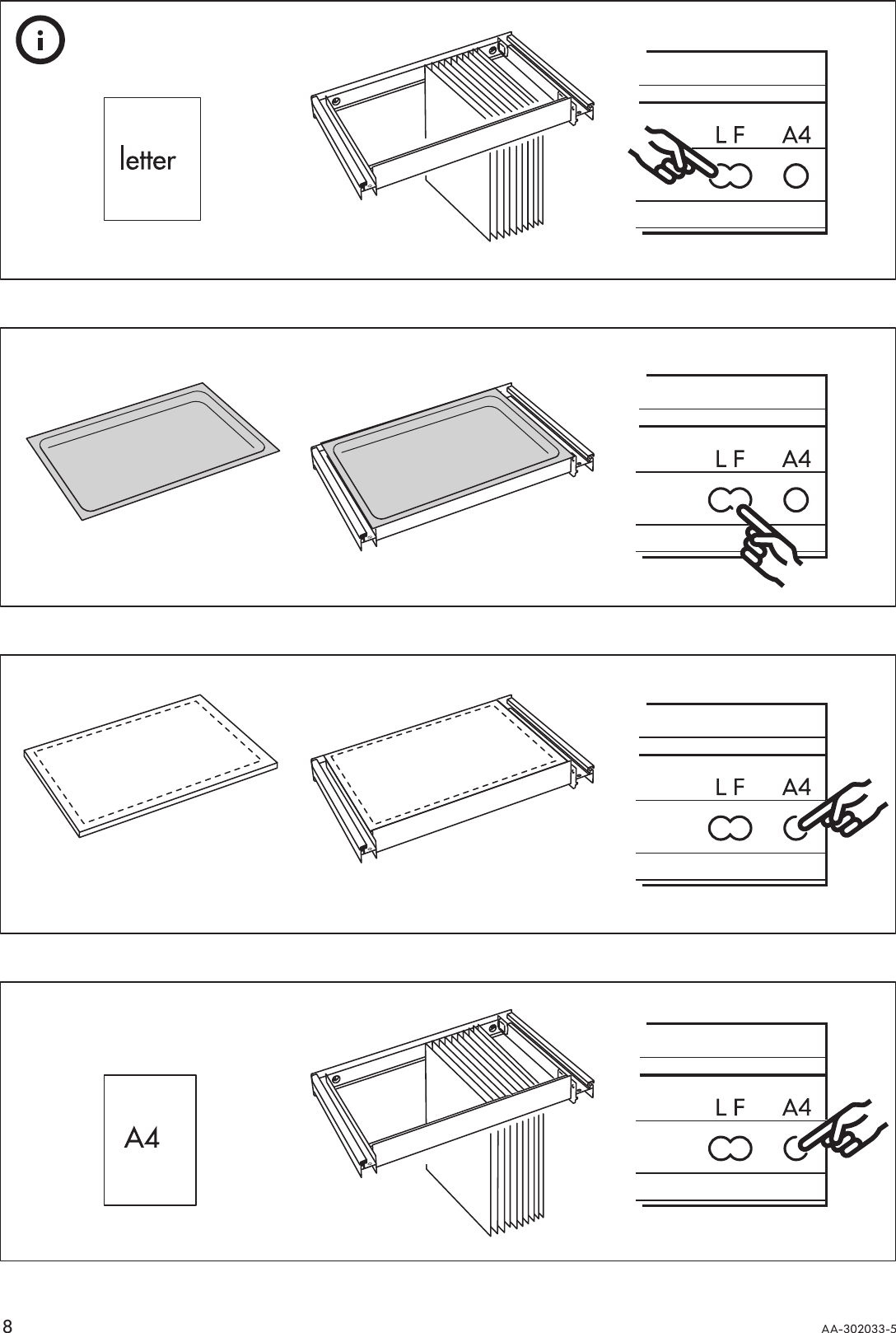 Page 8 of 12 - Ikea Ikea-Inreda-Pull-Out-Frame-Assembly-Instruction