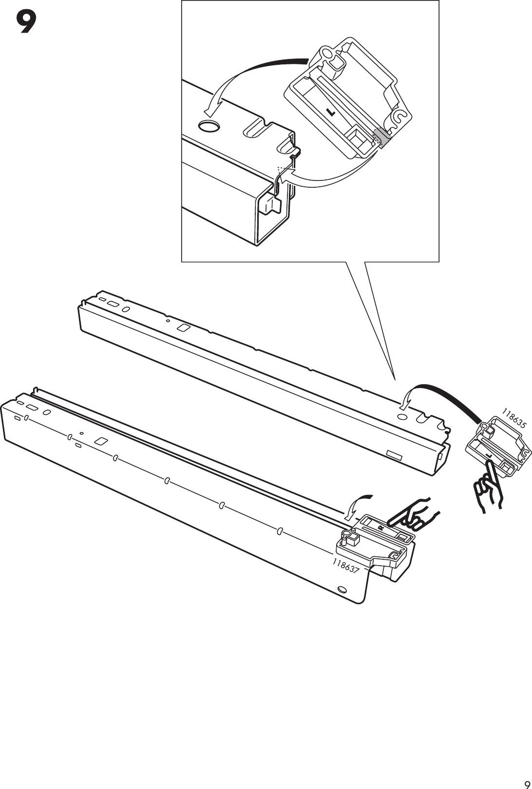 Page 9 of 12 - Ikea Ikea-Inreda-Pull-Out-Frame-Assembly-Instruction