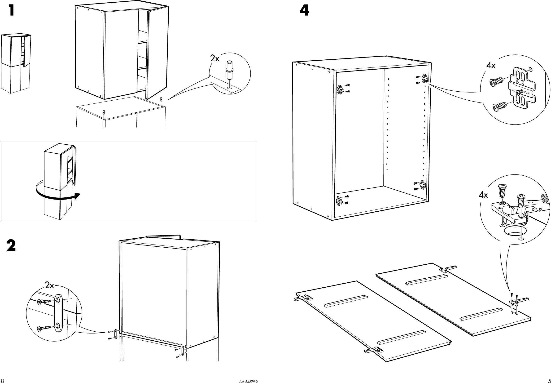Page 5 of 6 - Ikea Ikea-Ivar-Cabinet-32X20X33-Assembly-Instruction-6  Ikea-ivar-cabinet-32x20x33-assembly-instruction