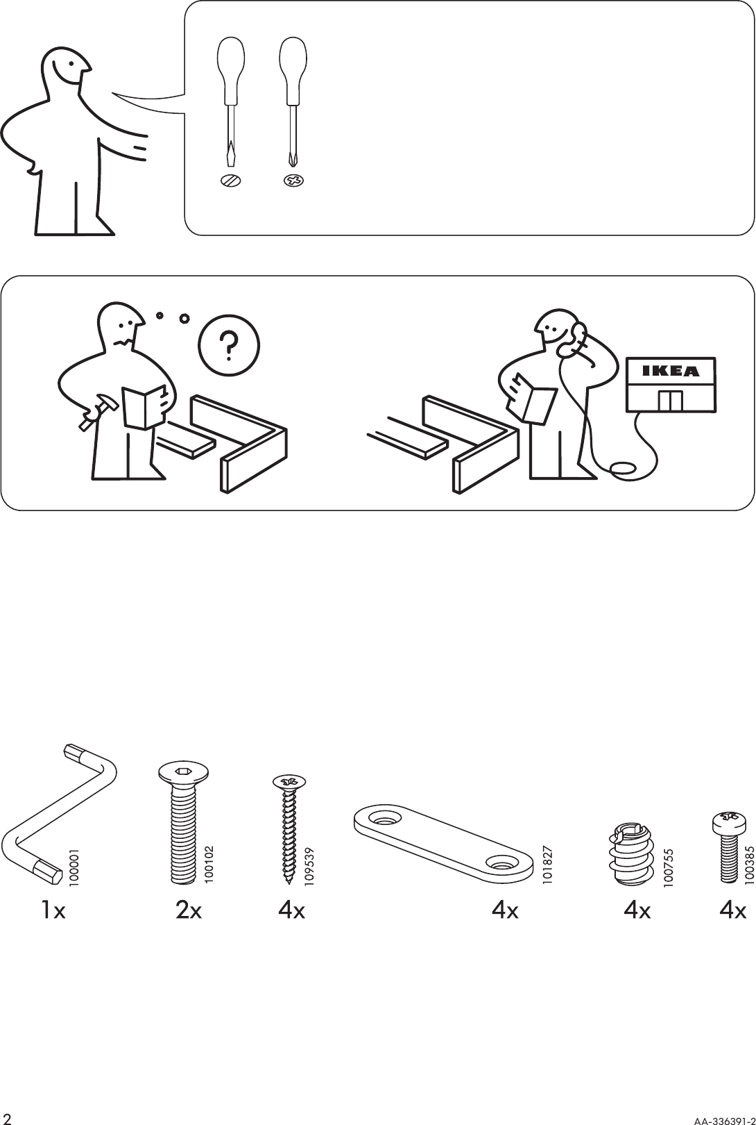 Page 2 of 4 - Ikea Ikea-Ivar-Clothes-Rail-Assembly-Instruction