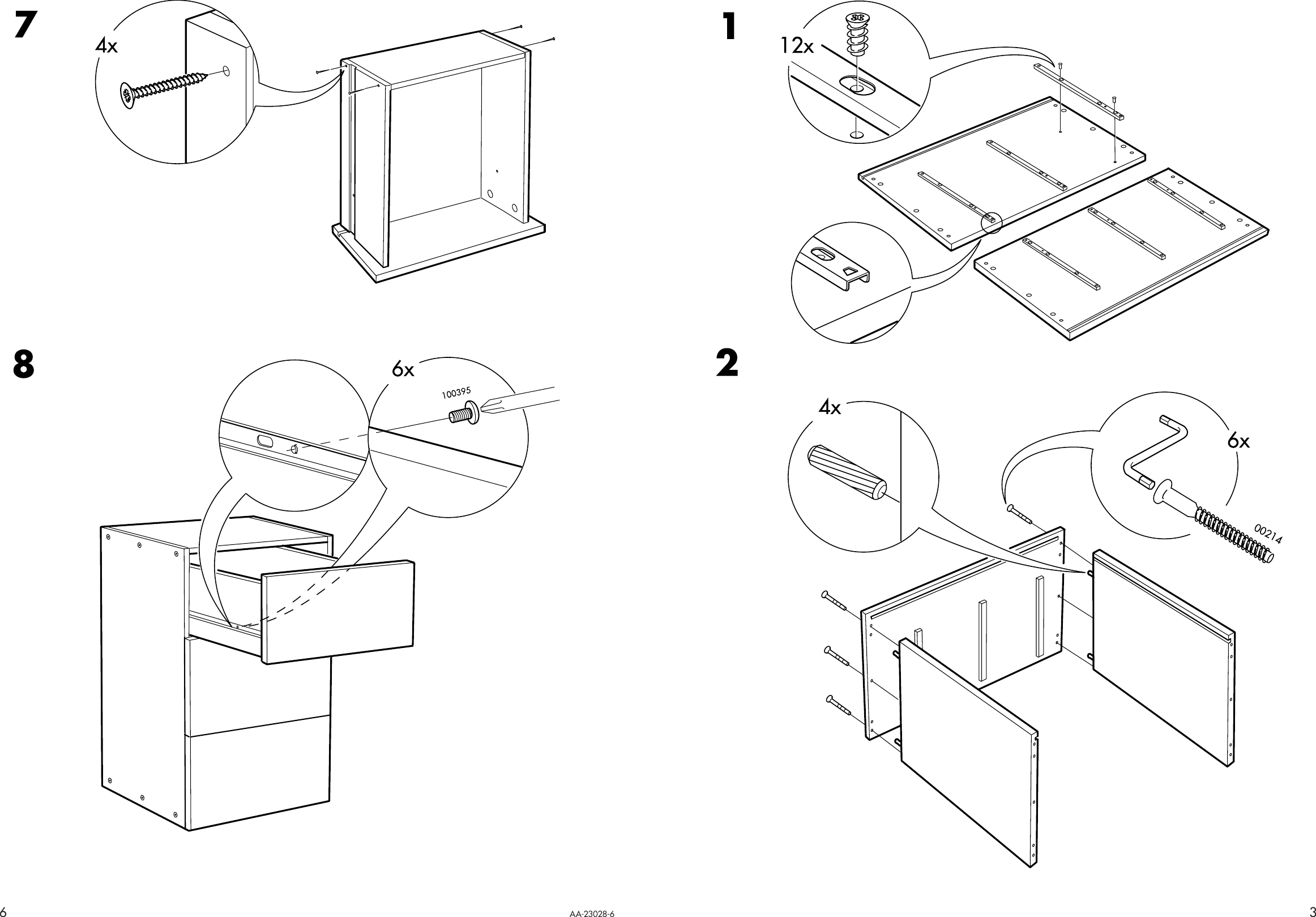 Page 3 of 4 - Ikea Ikea-Ivar-Drawer-Unit-15X22-Assembly-Instruction-2  Ikea-ivar-drawer-unit-15x22-assembly-instruction