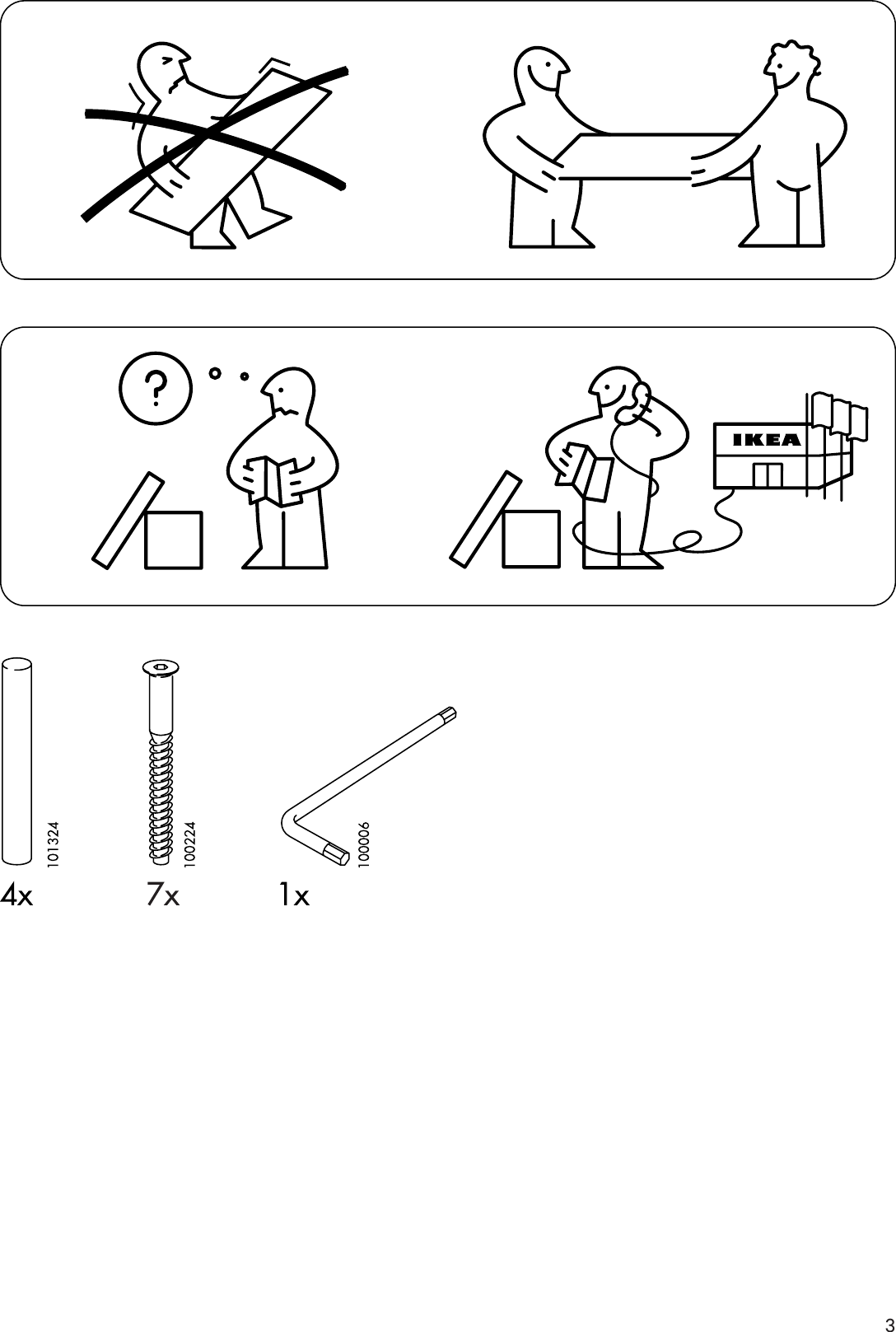 Page 3 of 8 - Ikea Ikea-Ivar-Shelf-82-5-8X11-3-4-Assembly-Instruction