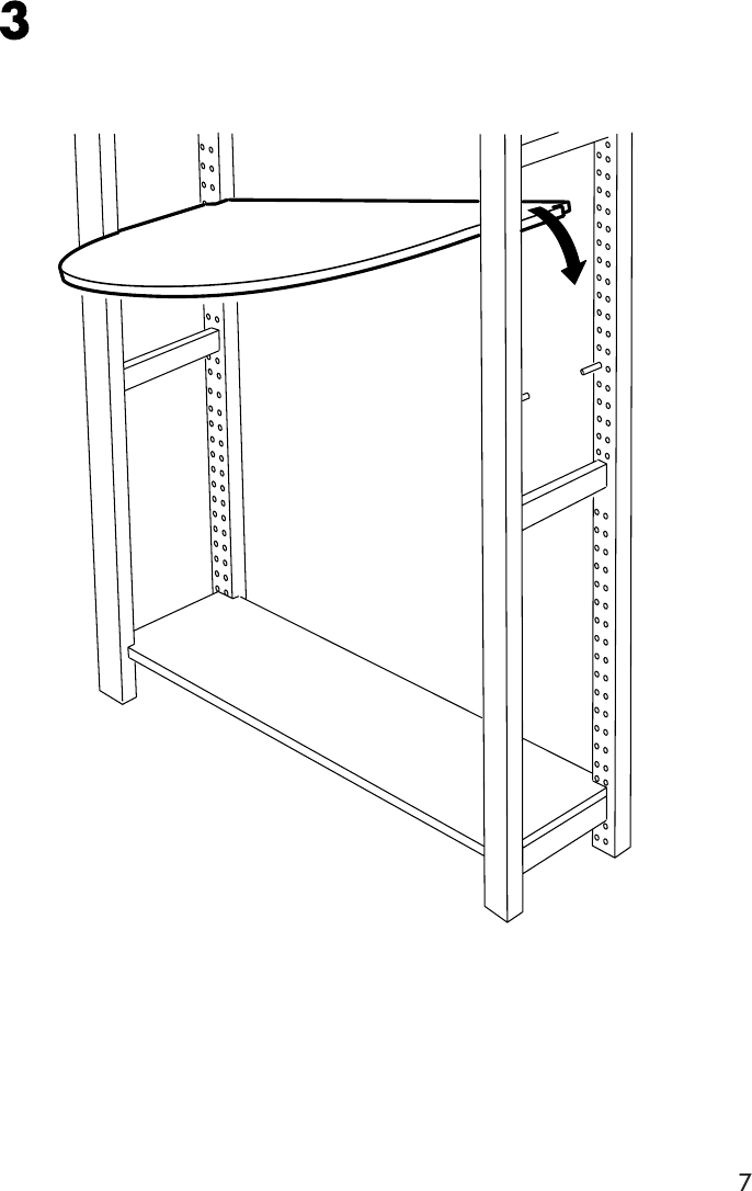 Page 7 of 8 - Ikea Ikea-Ivar-Table-Top-32-5-8X25-5-8-Assembly-Instruction