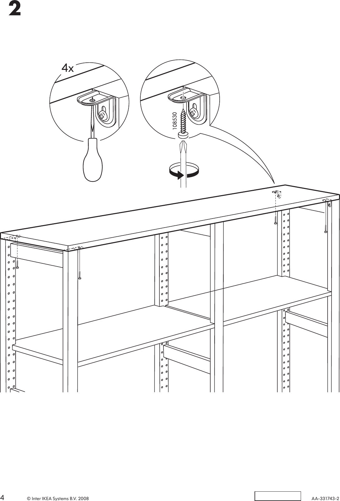 Page 4 of 4 - Ikea Ikea-Ivar-Top-Panel-Assembly-Instruction