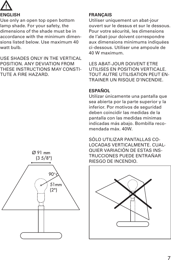 Page 7 of 8 - Ikea Ikea-Januari-Table-Lamp-Assembly-Instruction