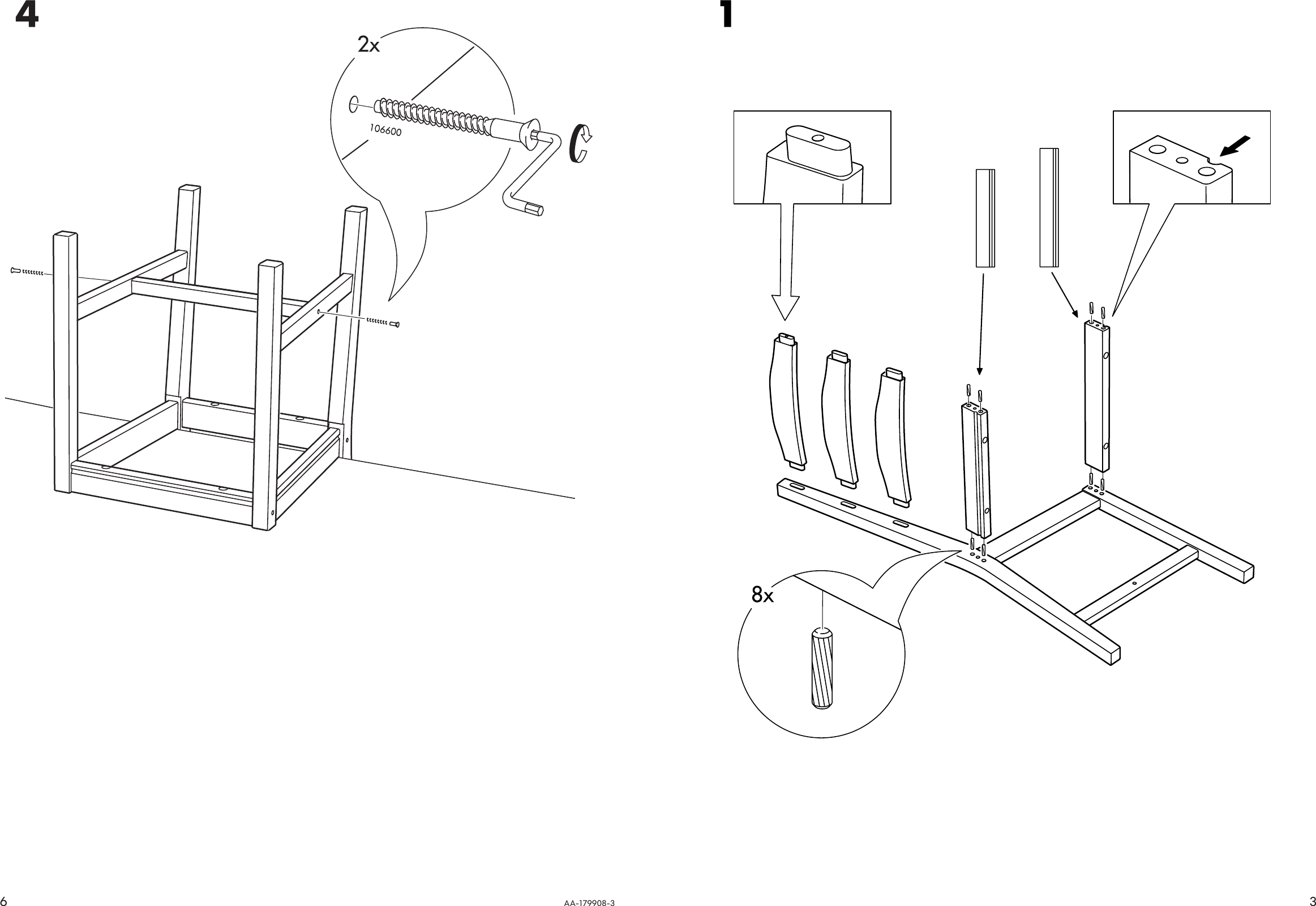 Page 3 of 4 - Ikea Ikea-Jokkmokk-Chair-Assembly-Instruction