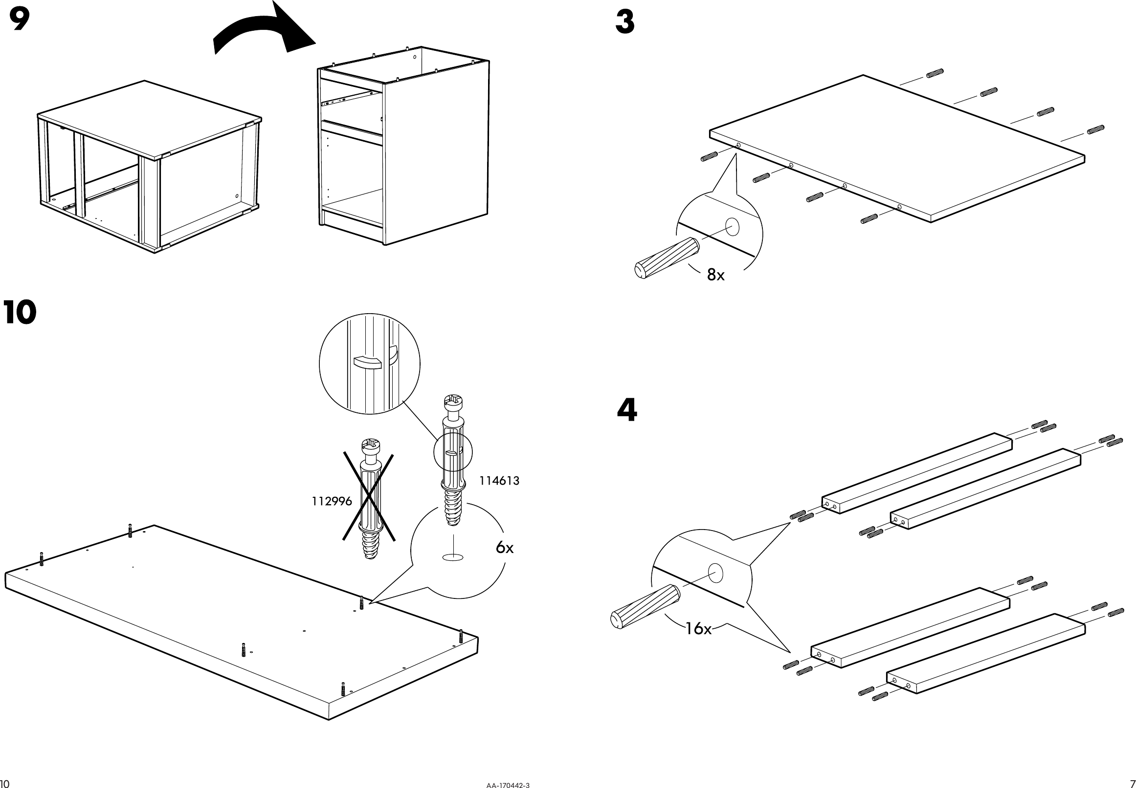 Page 7 of 8 - Ikea Ikea-Jonas-Desk-55-1-8X25-5-8-Assembly-Instruction