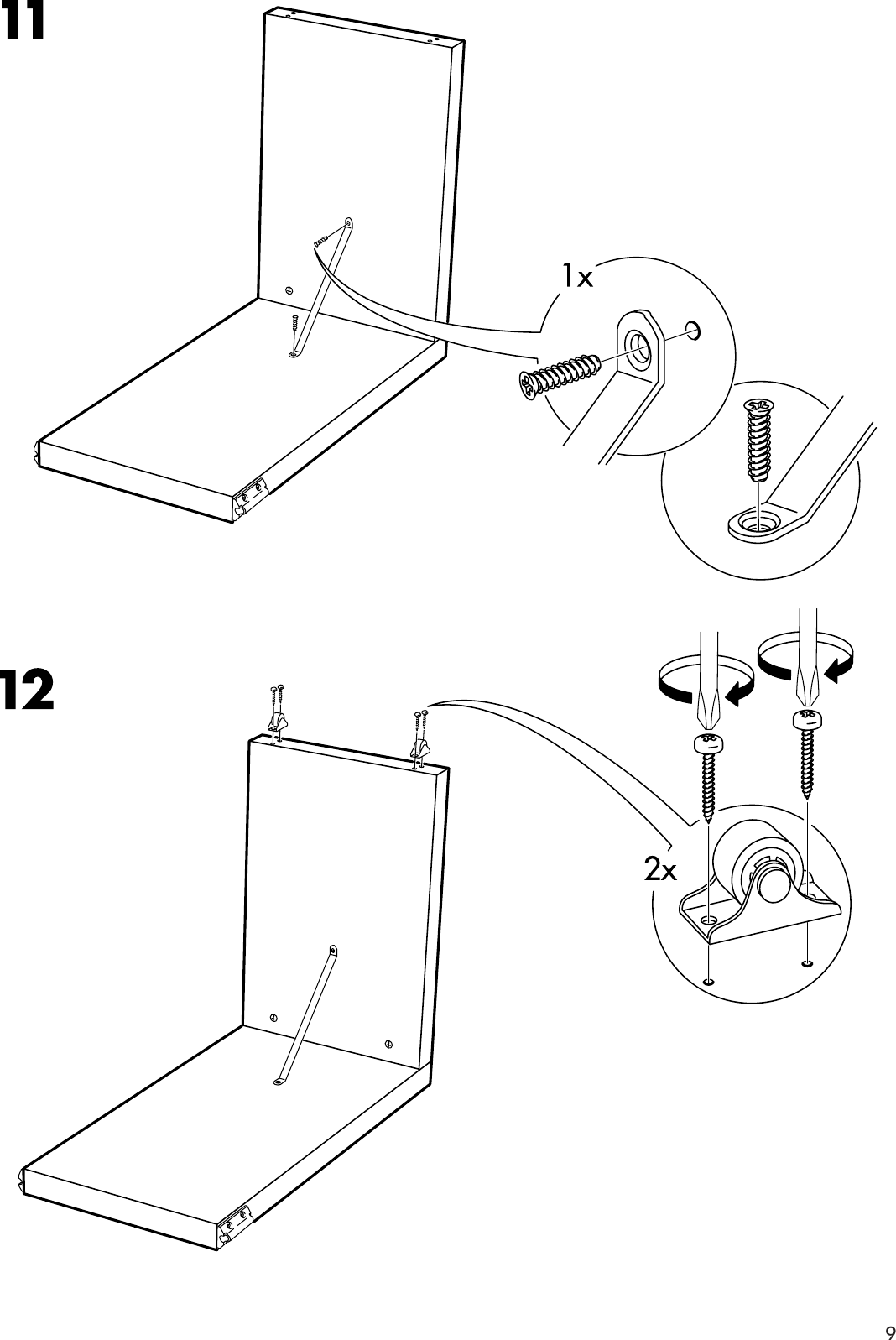 Ikea Jonas Desk W Pull Out Panel Assembly Instruction
