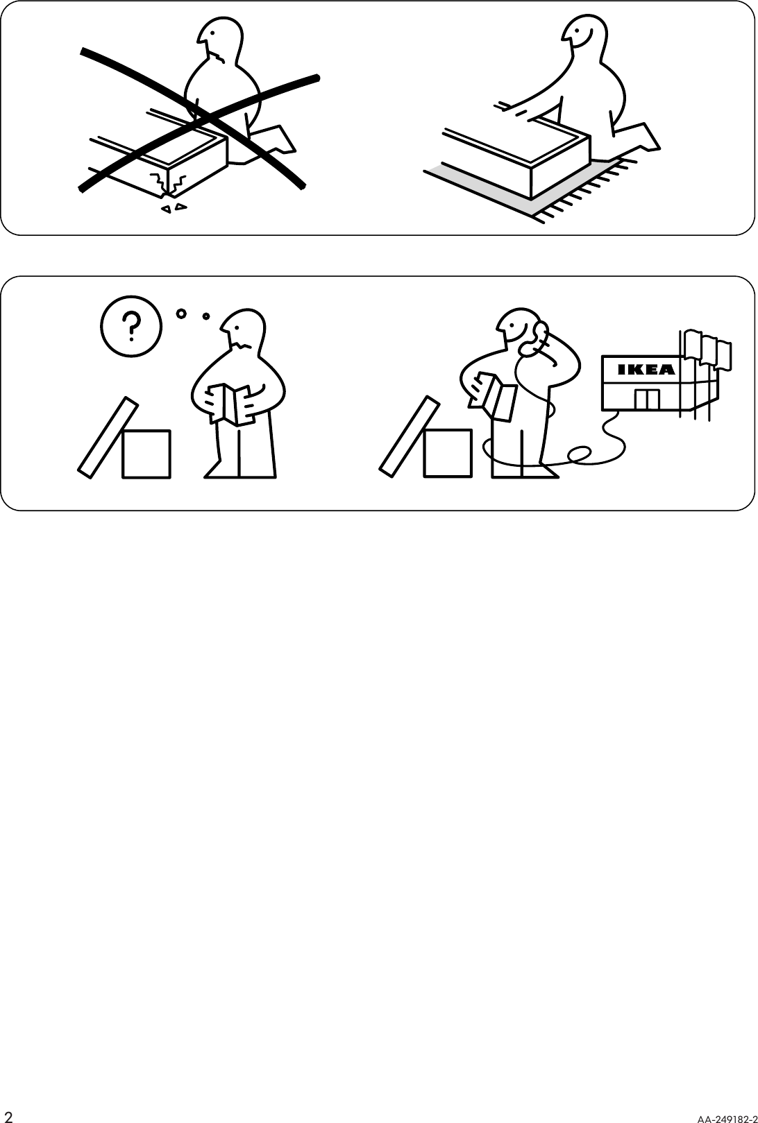 Page 2 of 8 - Ikea Ikea-Karlstad-Footstool-Frame-Cover-Assembly-Instruction
