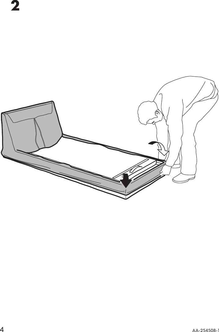 Page 4 of 12 - Ikea Ikea-Karlstad-Free-Standing-Chaise-Cover-Assembly-Instruction