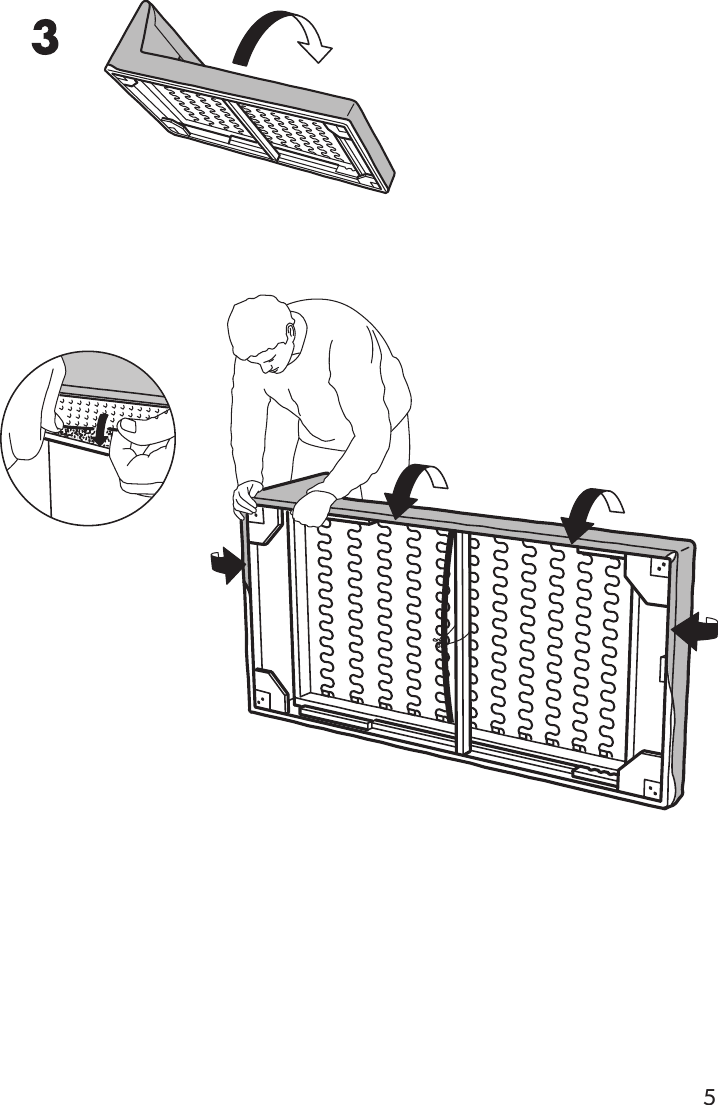 Page 5 of 12 - Ikea Ikea-Karlstad-Free-Standing-Chaise-Cover-Assembly-Instruction