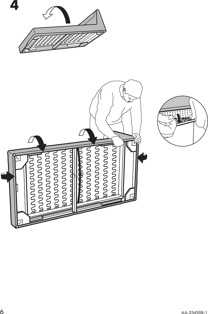 Page 6 of 12 - Ikea Ikea-Karlstad-Free-Standing-Chaise-Cover-Assembly-Instruction