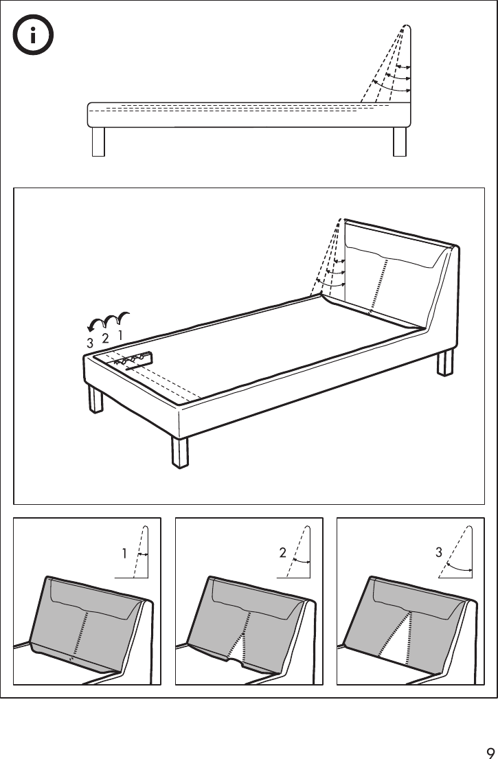 Page 9 of 12 - Ikea Ikea-Karlstad-Free-Standing-Chaise-Cover-Assembly-Instruction