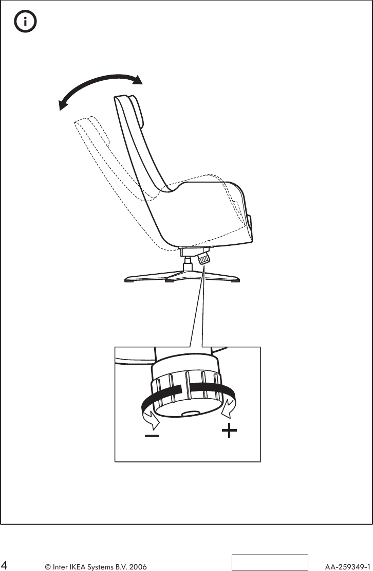 Page 4 of 4 - Ikea Ikea-Karlstad-Swivel-Chair-Assembly-Instruction