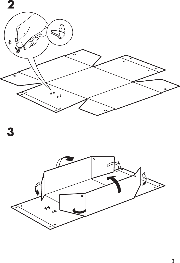 Page 3 of 4 - Ikea Ikea-Kassett-Box-For-Paper-W-Lid-11X14X7-2Pk-Assembly-Instruction
