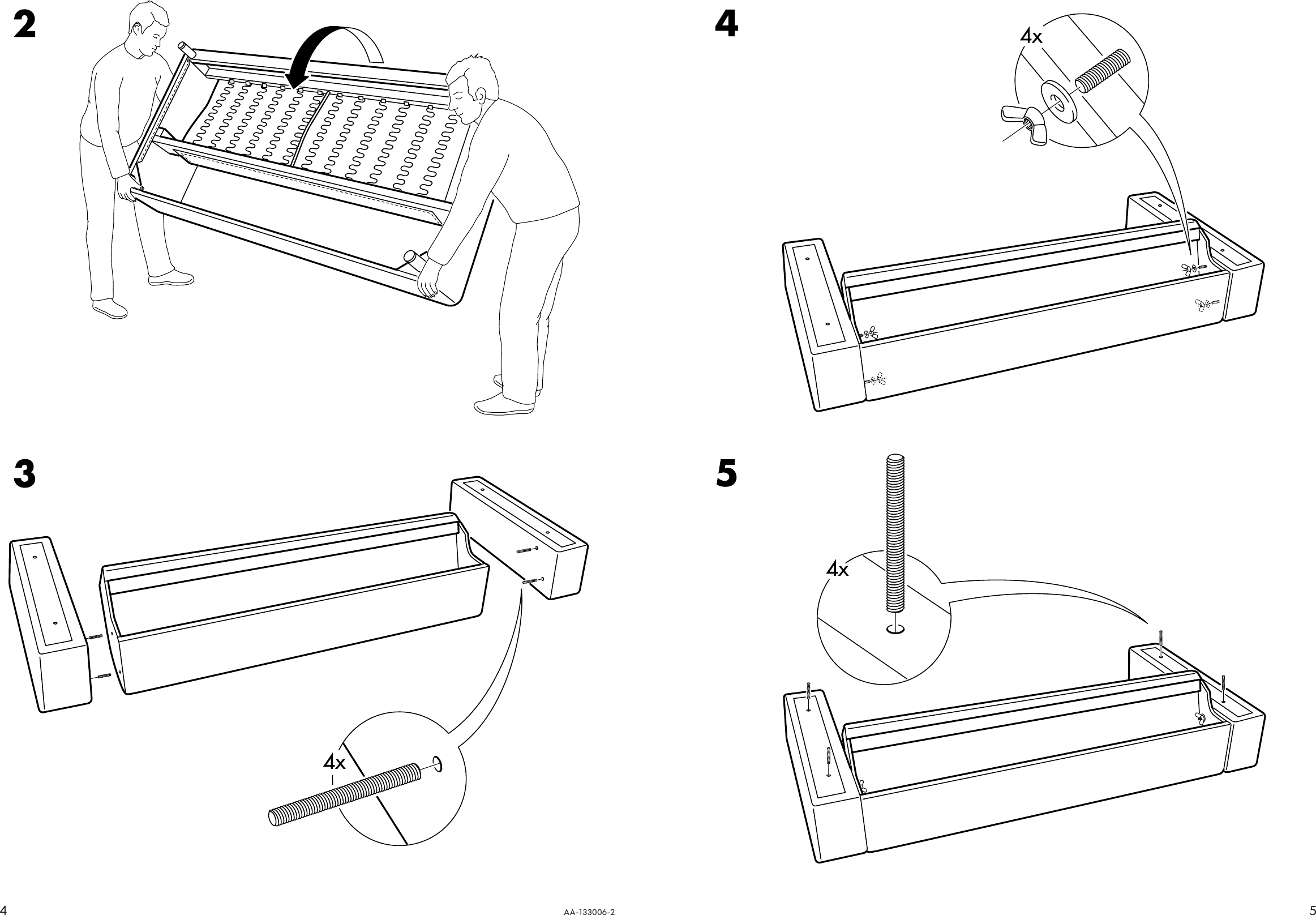 Page 4 of 4 - Ikea Ikea-Klippan-Loveseat-Frame-Assembly-Instruction-2  Ikea-klippan-loveseat-frame-assembly-instruction