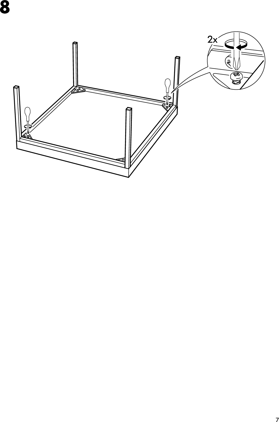 Page 8 of 8 - Ikea Ikea-Klubbo-Coffee-Table-31X31-Assembly-Instruction