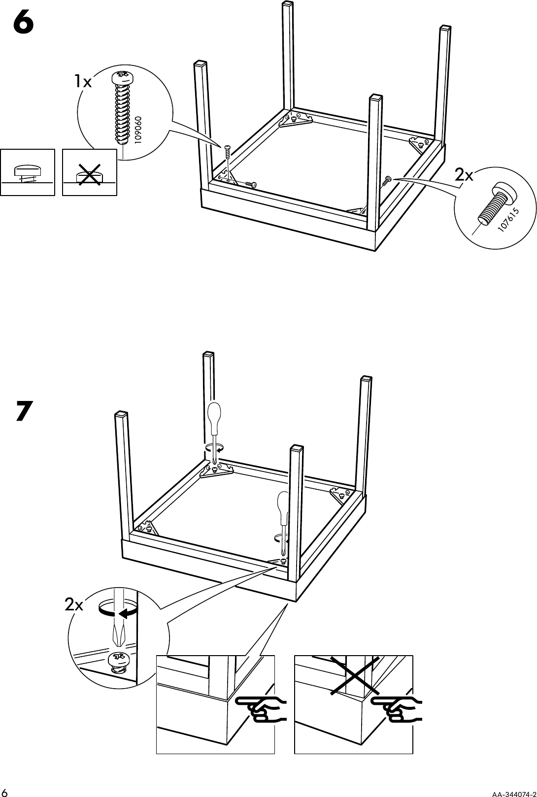 Page 6 of 8 - Ikea Ikea-Klubbo-Nesting-Tables-Set-2-Assembly-Instruction