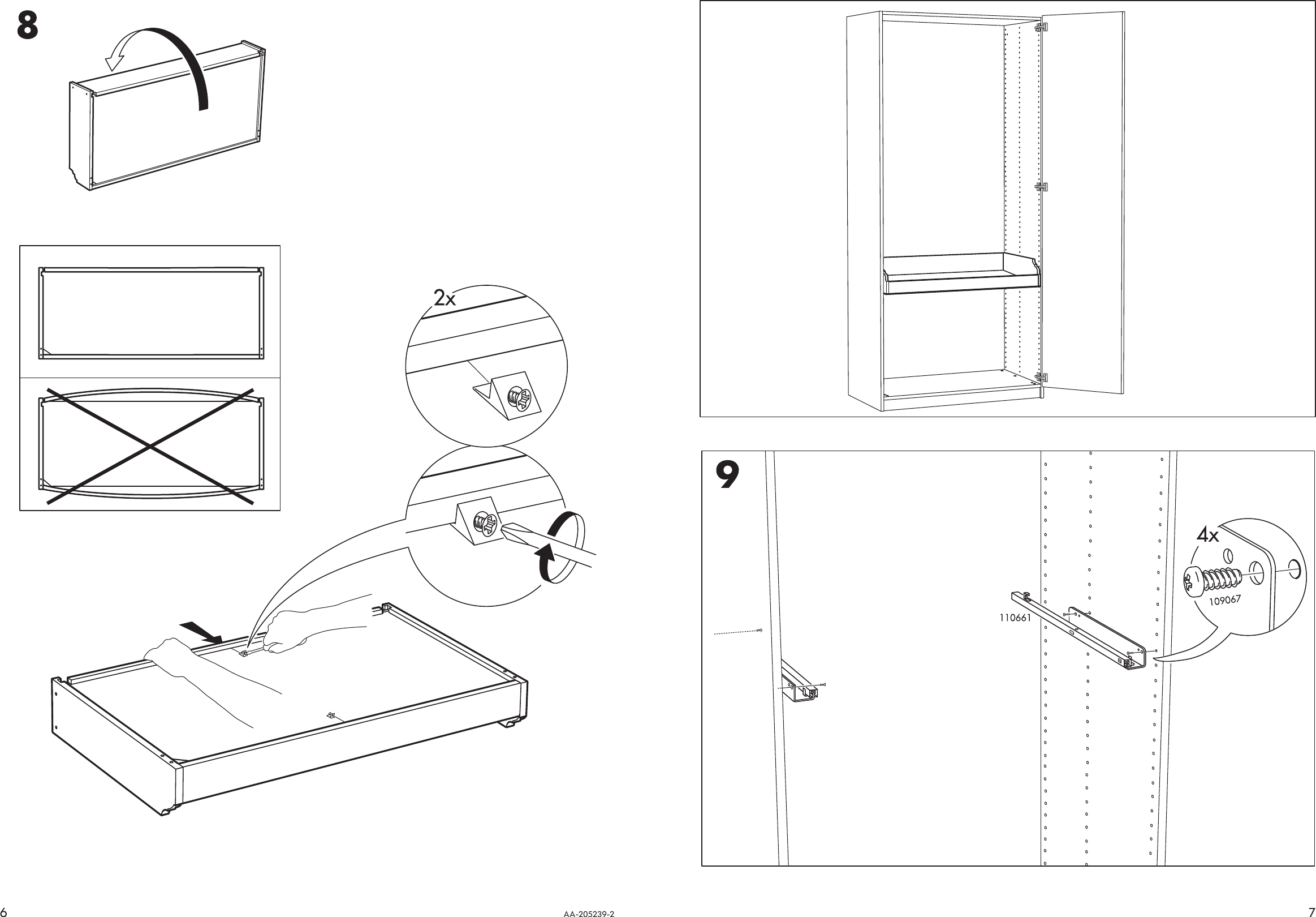 Page 6 of 6 - Ikea Ikea-Komplement-Drawer-39X23X6-Assembly-Instruction