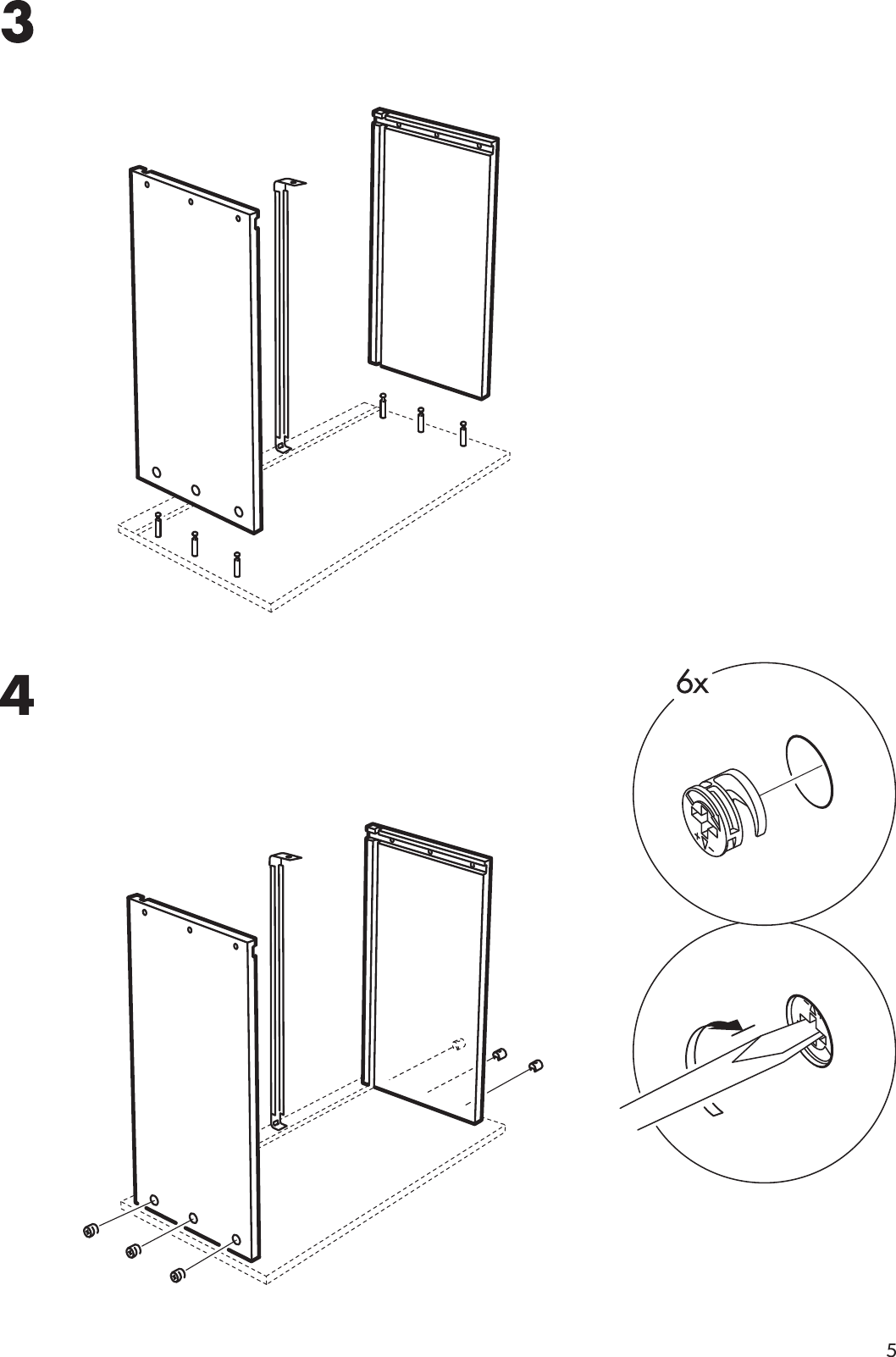 Page 5 of 12 - Ikea Ikea-Komplement-Drawer-W-Out-Front-19X14-Assembly-Instruction