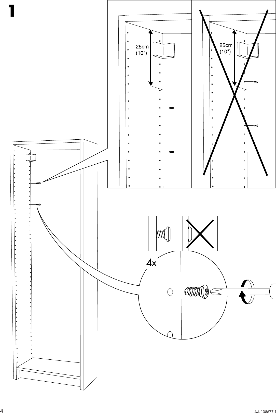 Ikea Komplement Folding Clothes Rail Assembly Instruction