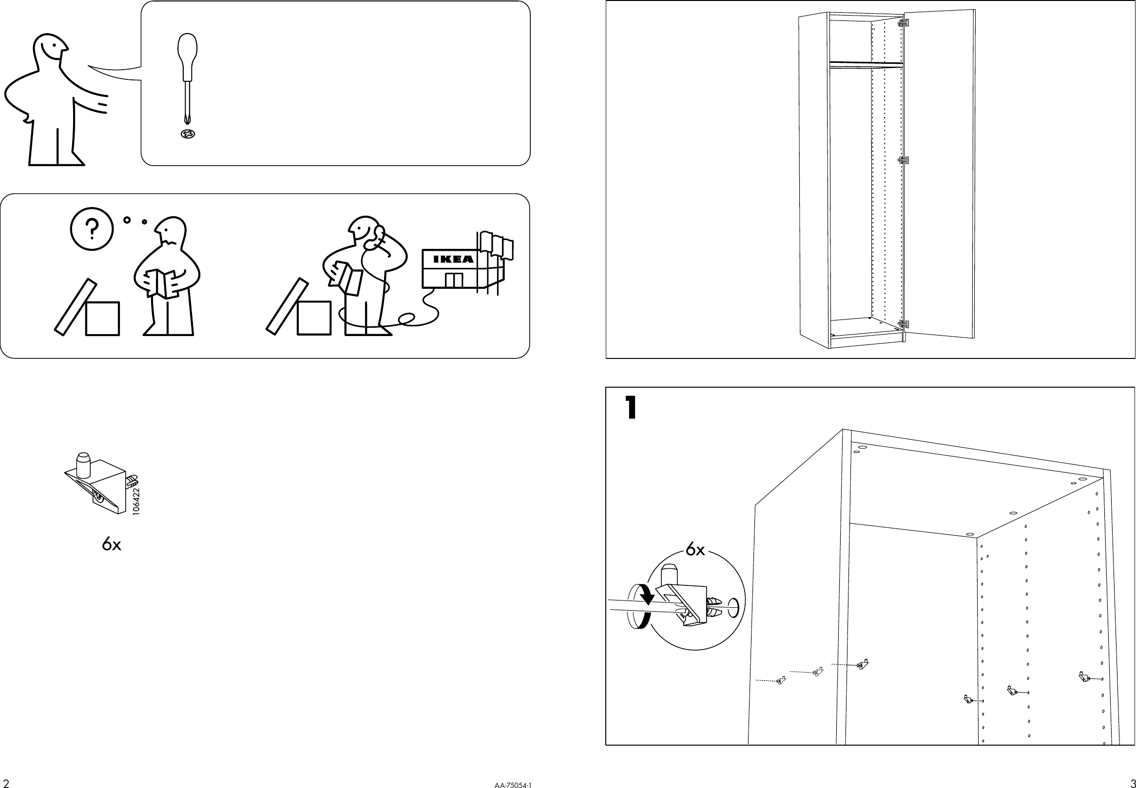 Page 2 of 2 - Ikea Ikea-Komplement-Shelf-29-1-2X22-7-8-Assembly-Instruction-6  Ikea-komplement-shelf-29-1-2x22-7-8-assembly-instruction