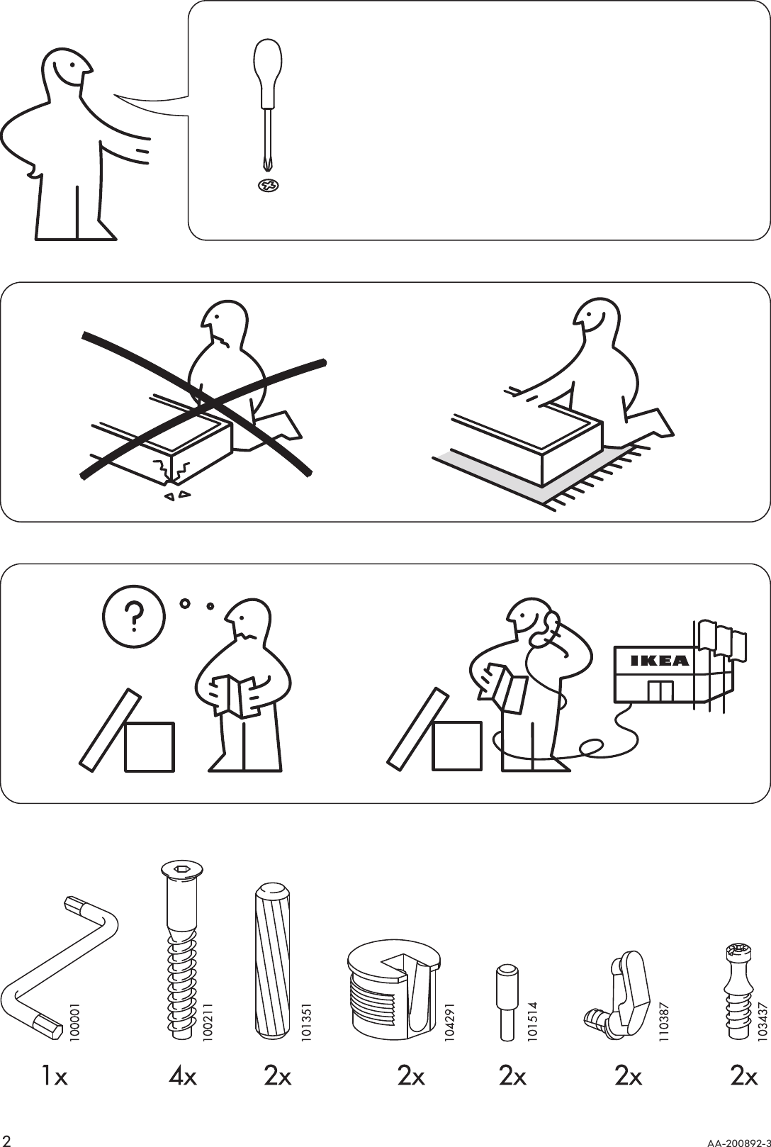 Page 2 of 8 - Ikea Ikea-Komplement-Shelf-Insert-Assembly-Instruction