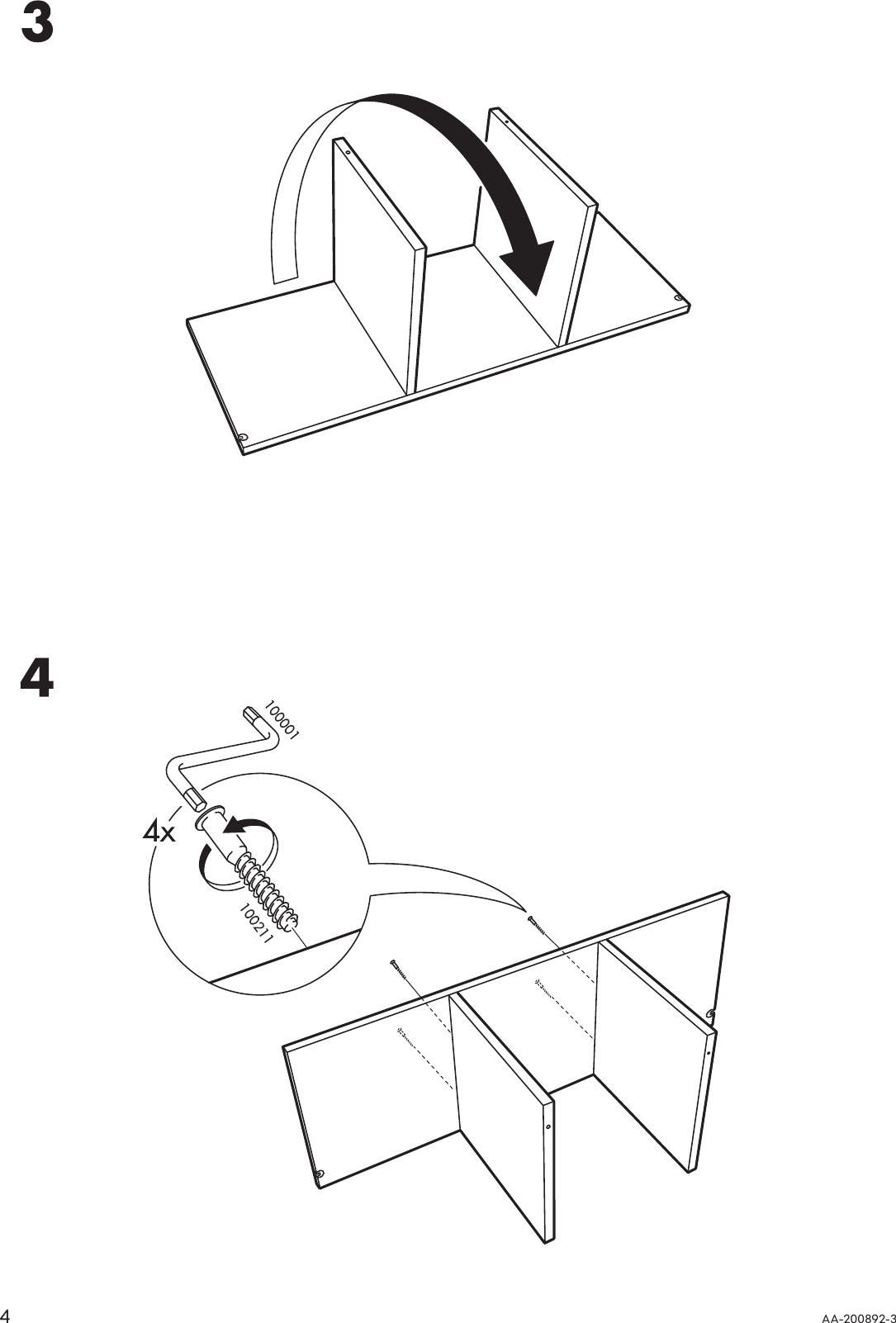 Page 4 of 8 - Ikea Ikea-Komplement-Shelf-Insert-Assembly-Instruction