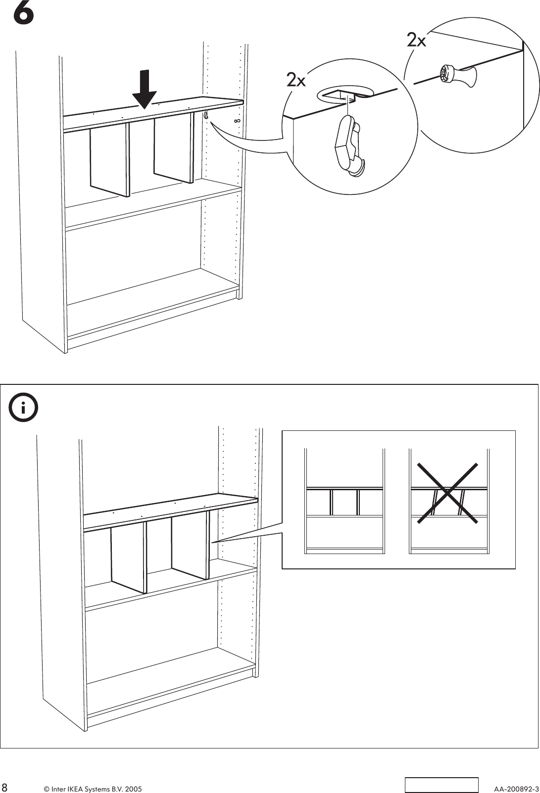 Page 8 of 8 - Ikea Ikea-Komplement-Shelf-Insert-Assembly-Instruction
