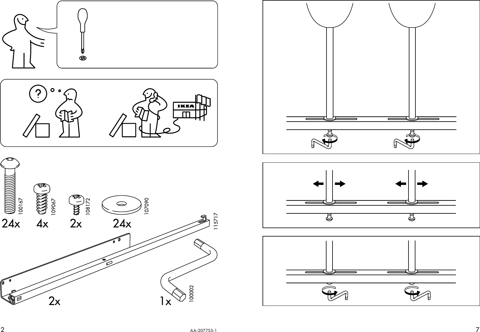 Page 2 of 4 - Ikea Ikea-Komplement-Shoe-Organizer-39X14-Assembly-Instruction