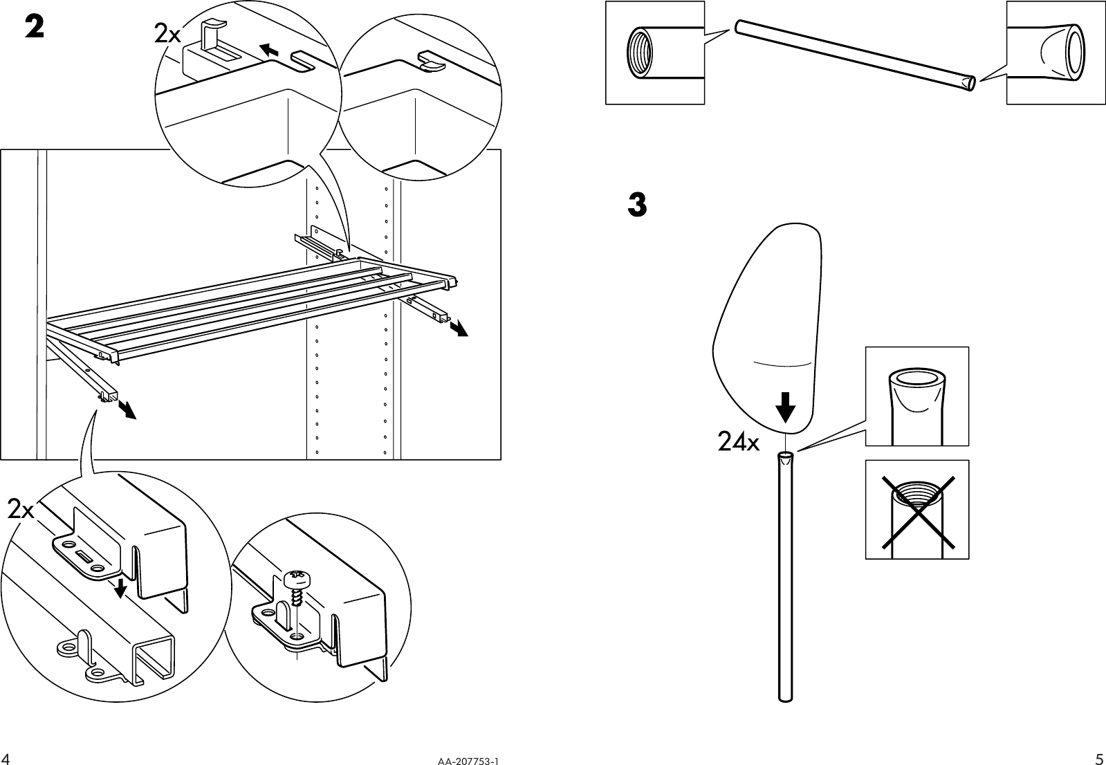Ikea Komplement Shoe Organizer 39X14 Assembly Instruction