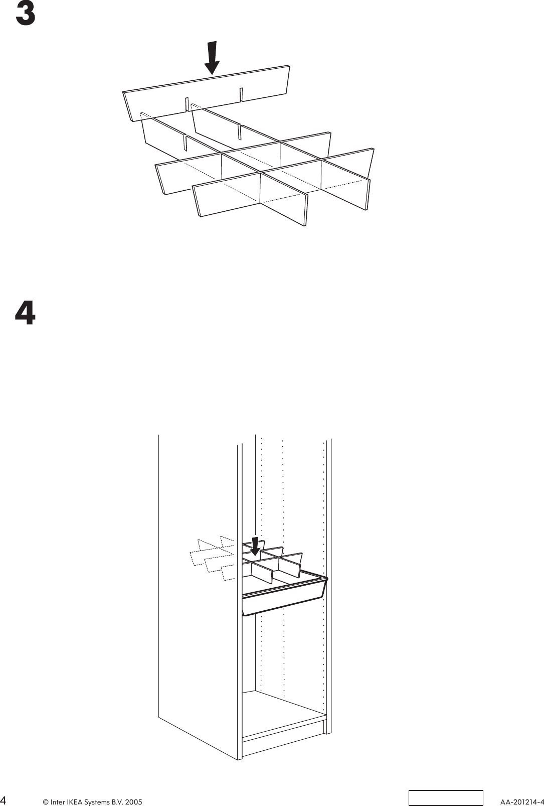 Page 4 of 4 - Ikea Ikea-Komplement-Storage-W-Compartments-Assembly-Instruction