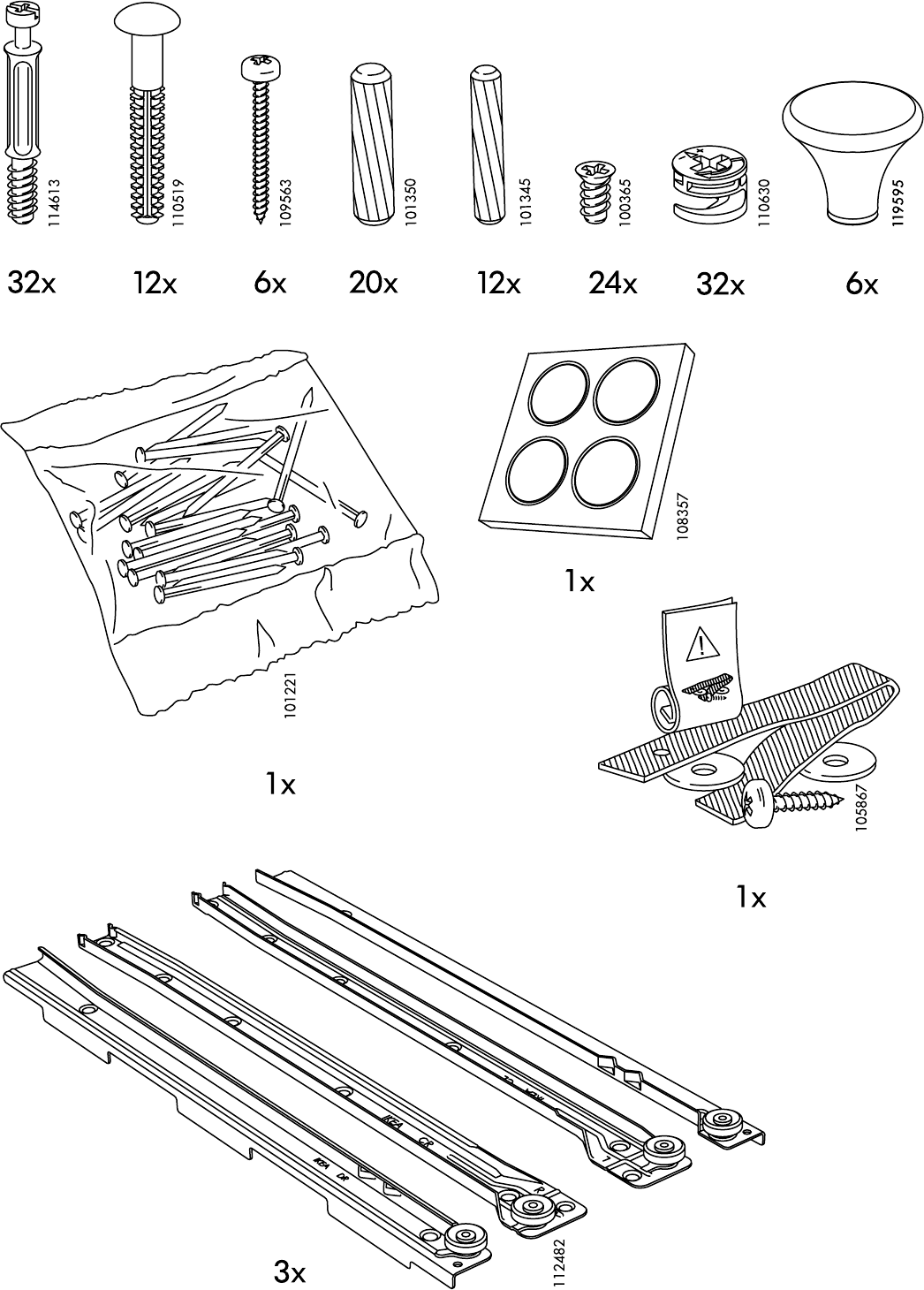 Ikea Koppang Chest W 20 Drawers Assembly Instruction