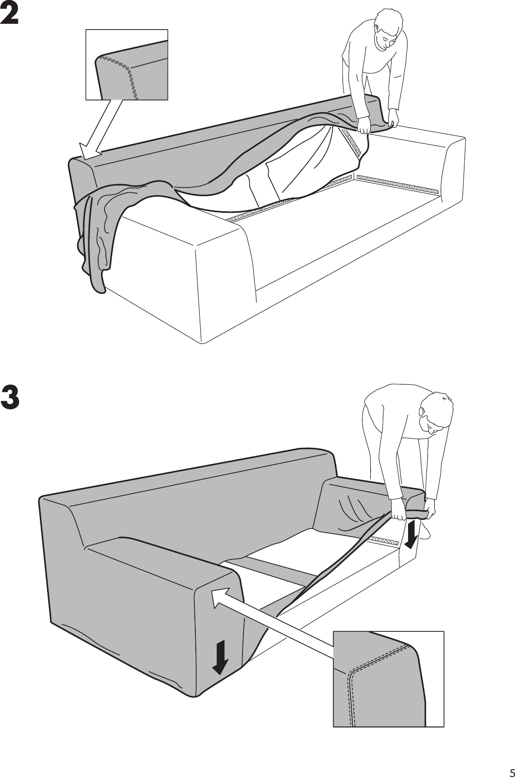 86 Exquisite ikea kramfors leather sofa dimensions Not To Be Missed